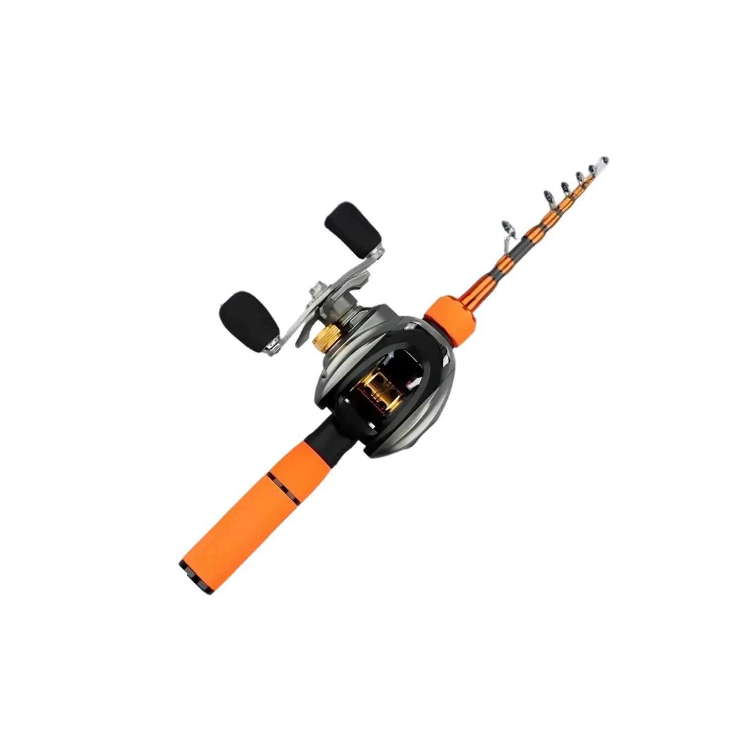 Ultra-Light Portable Fishing Rod and Reel Combos for Trout and Panfish - Carbon Fiber Telescopic Set