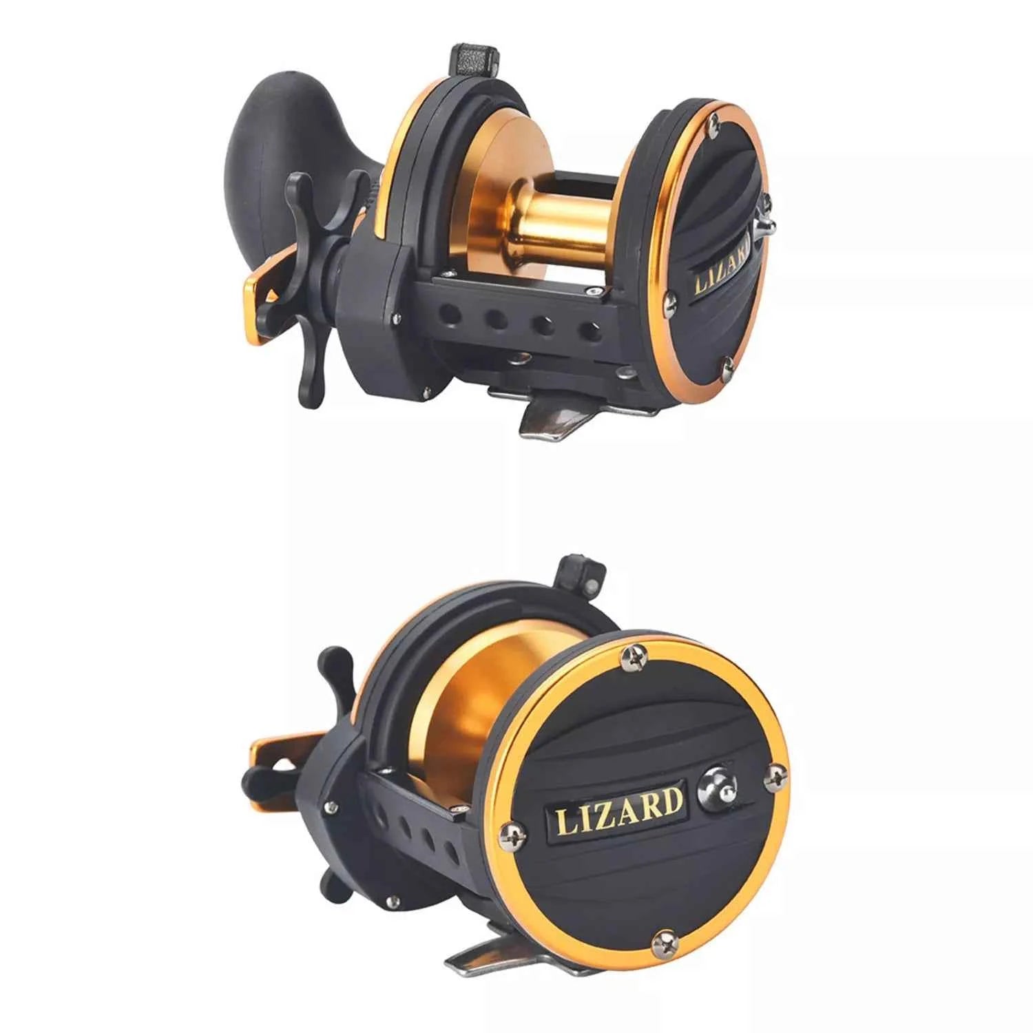 High-Performance Conventional Fishing Reels: Smooth Troll Reels & Large Fishing Reel for Saltwater