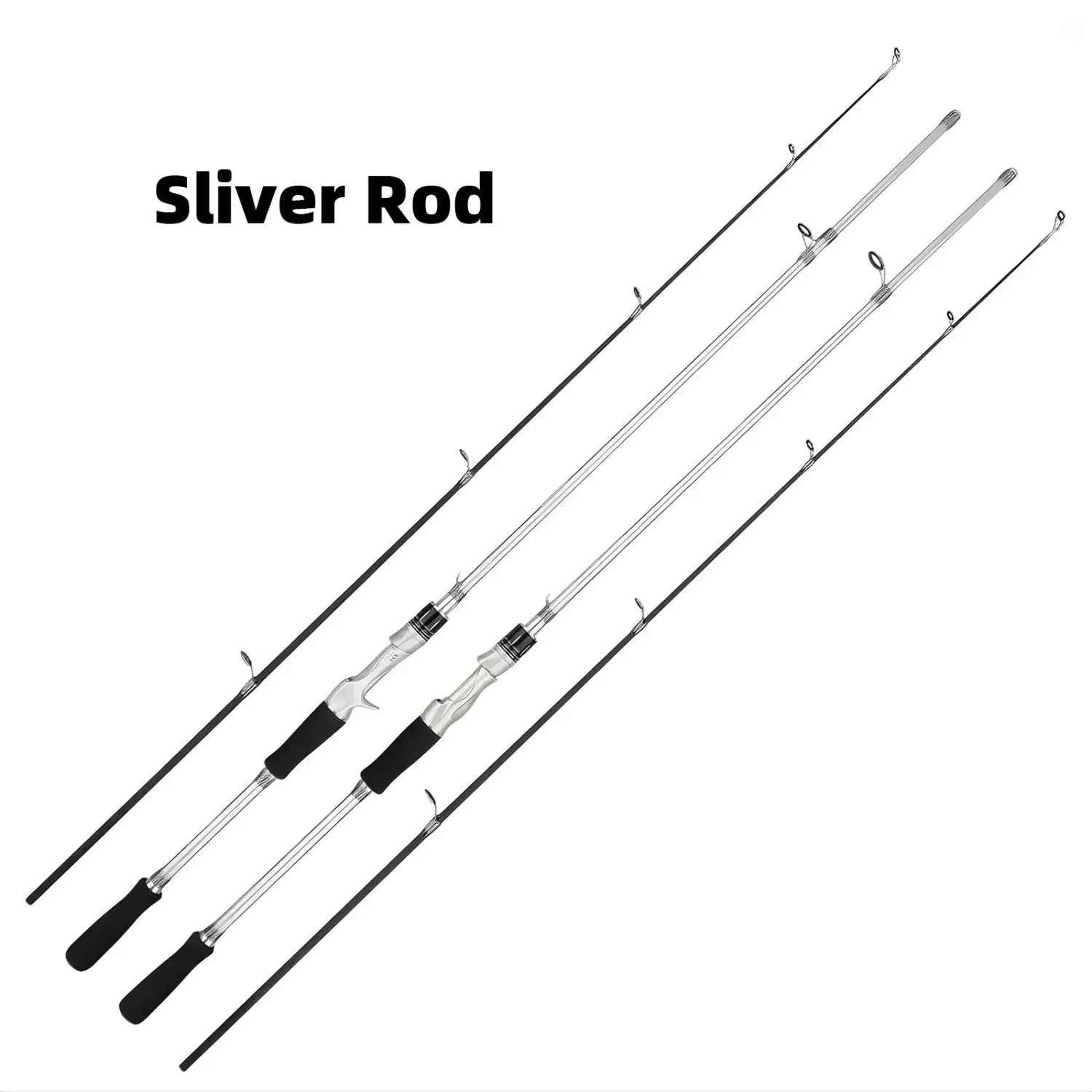 Lightweight Carbon Spinning Fishing Rod & Fishing Rod Baitcaster - Multi-Length Surfcaster Fishing Rod for Saltwater Angling