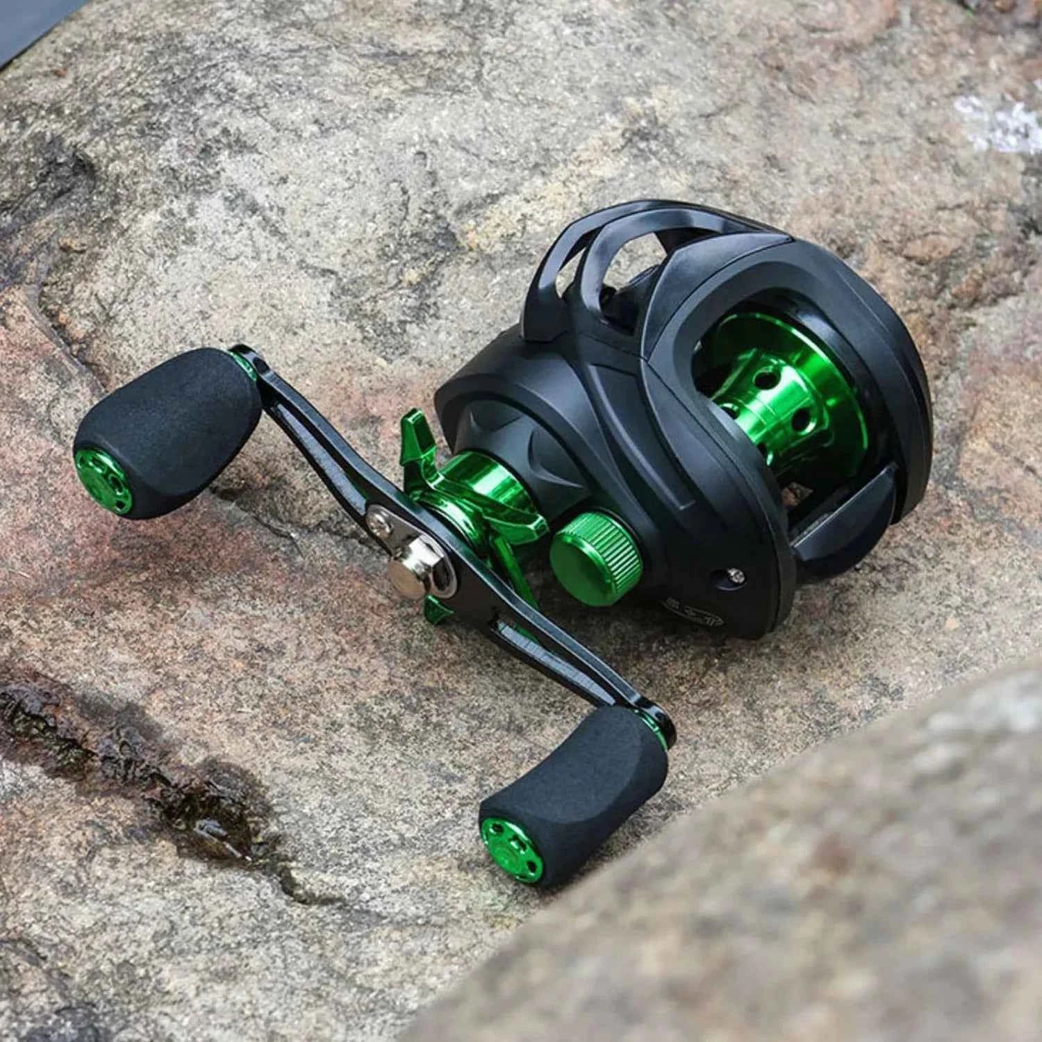 High-Speed 7.2:1 Magnetic Brake Anti-Tangle Baitcaster Reel for Freshwater & Saltwater Fishing