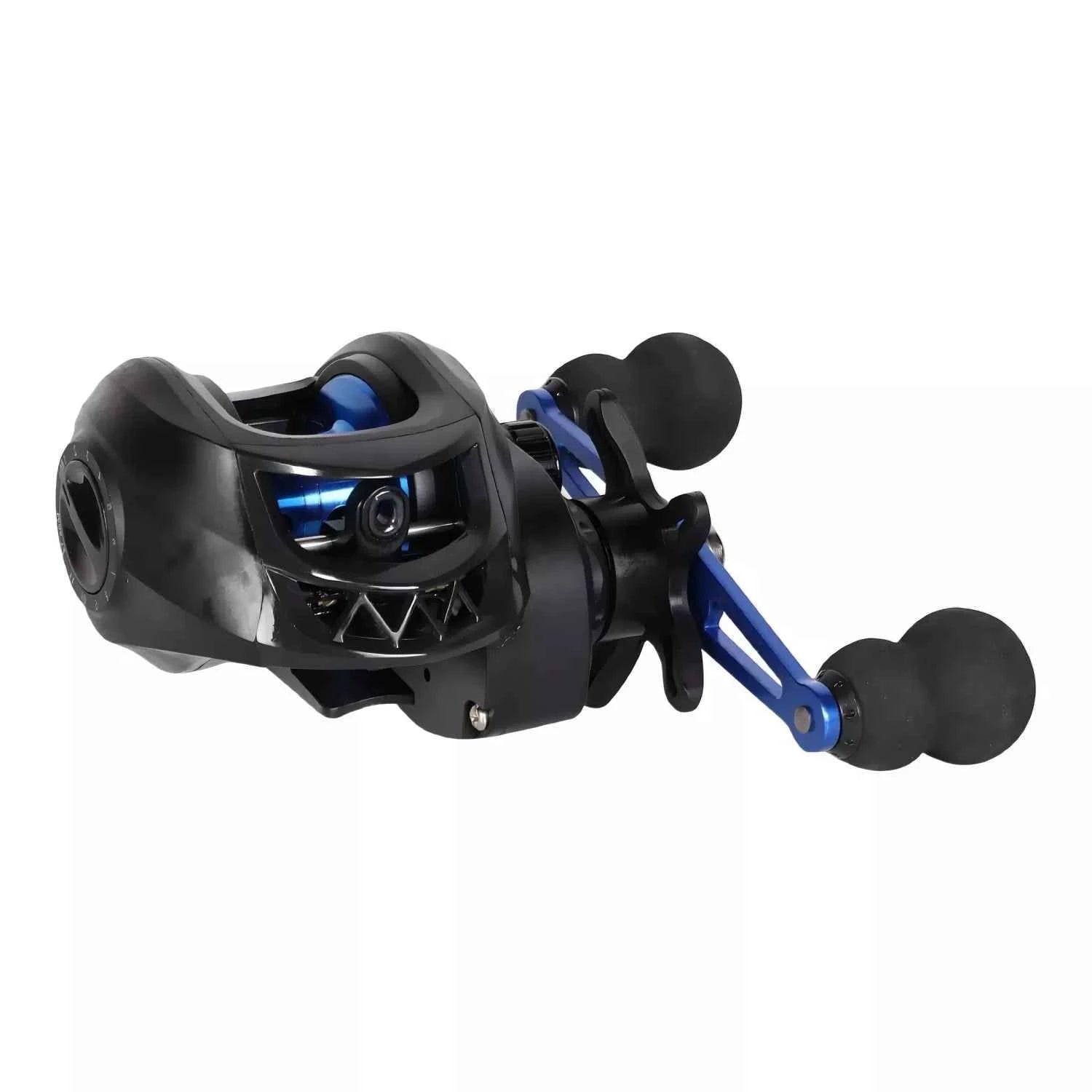 Anti-Bird Nest Baitcaster Reel - Heavy Duty 8KG Drag with Metal Spool for Saltwater & Freshwater Hand Reel Fishing