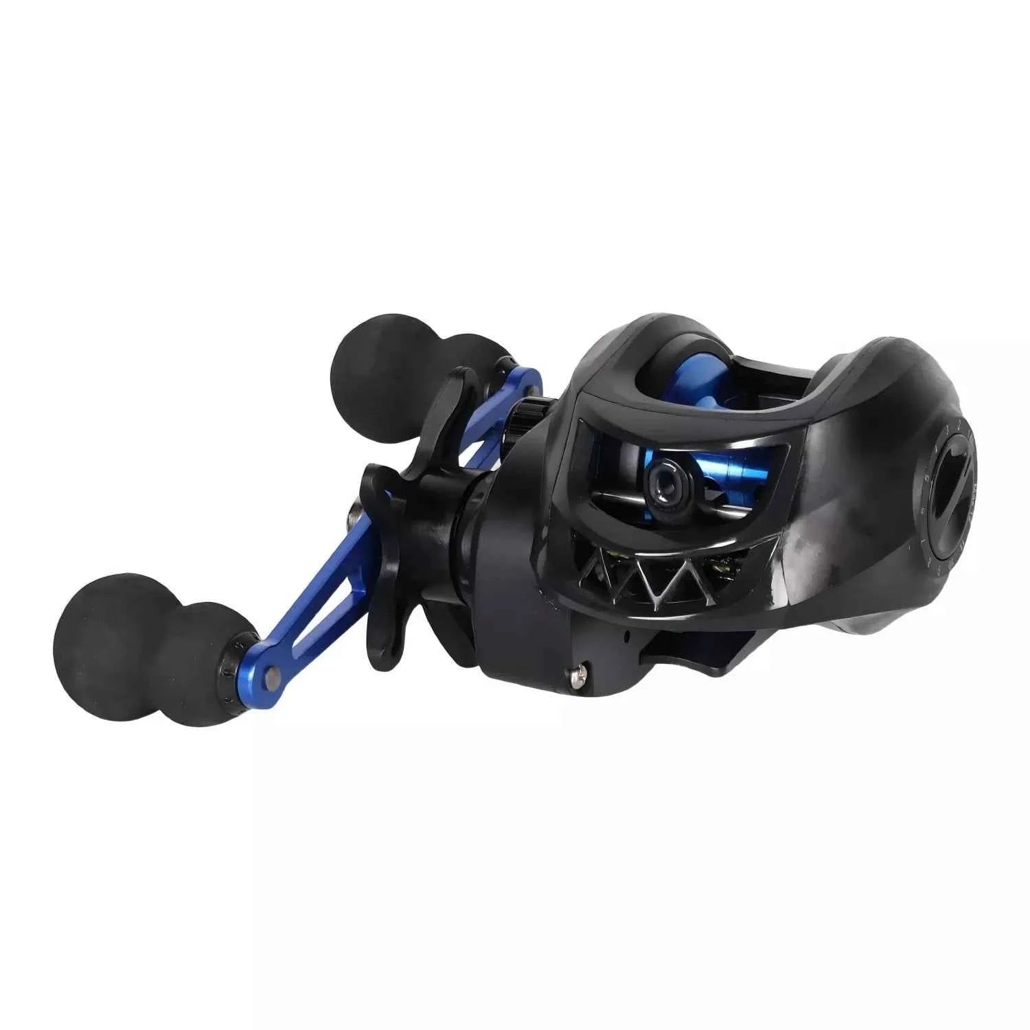 Anti-Bird Nest Baitcaster Reel - Heavy Duty 8KG Drag with Metal Spool for Saltwater & Freshwater Hand Reel Fishing