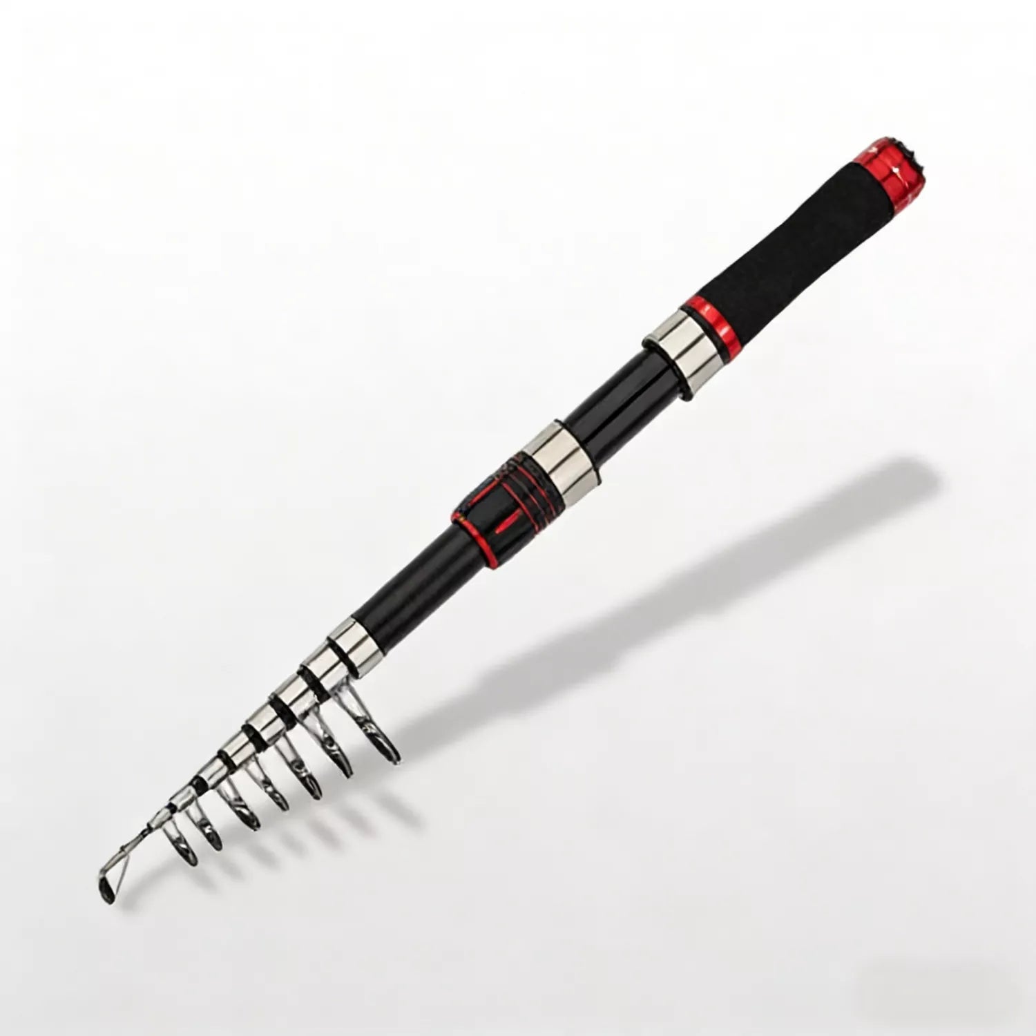 Portable High-Carbon telescopic fishing rod reel combo for Saltwater and Freshwater Adventures