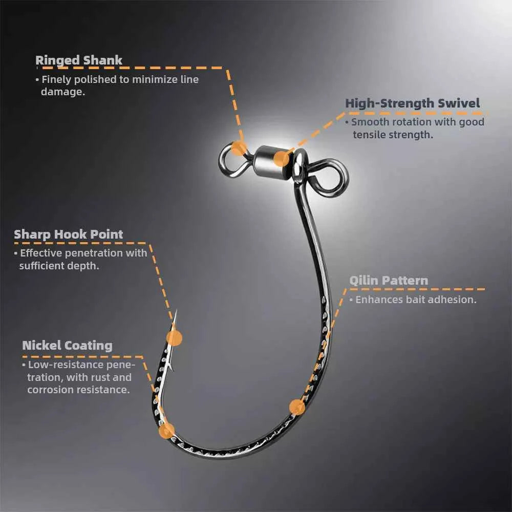 Fishing Hook Swivel – Durable and Reliable Connection for Your Fishing Gear - REeffun