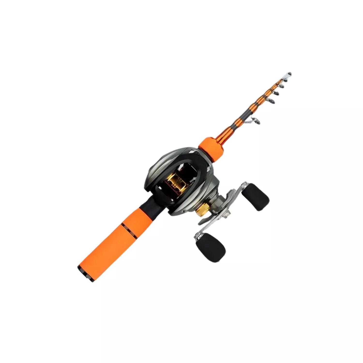 Ultra-Light Portable Fishing Rod and Reel Combos for Trout and Panfish - Carbon Fiber Telescopic Set