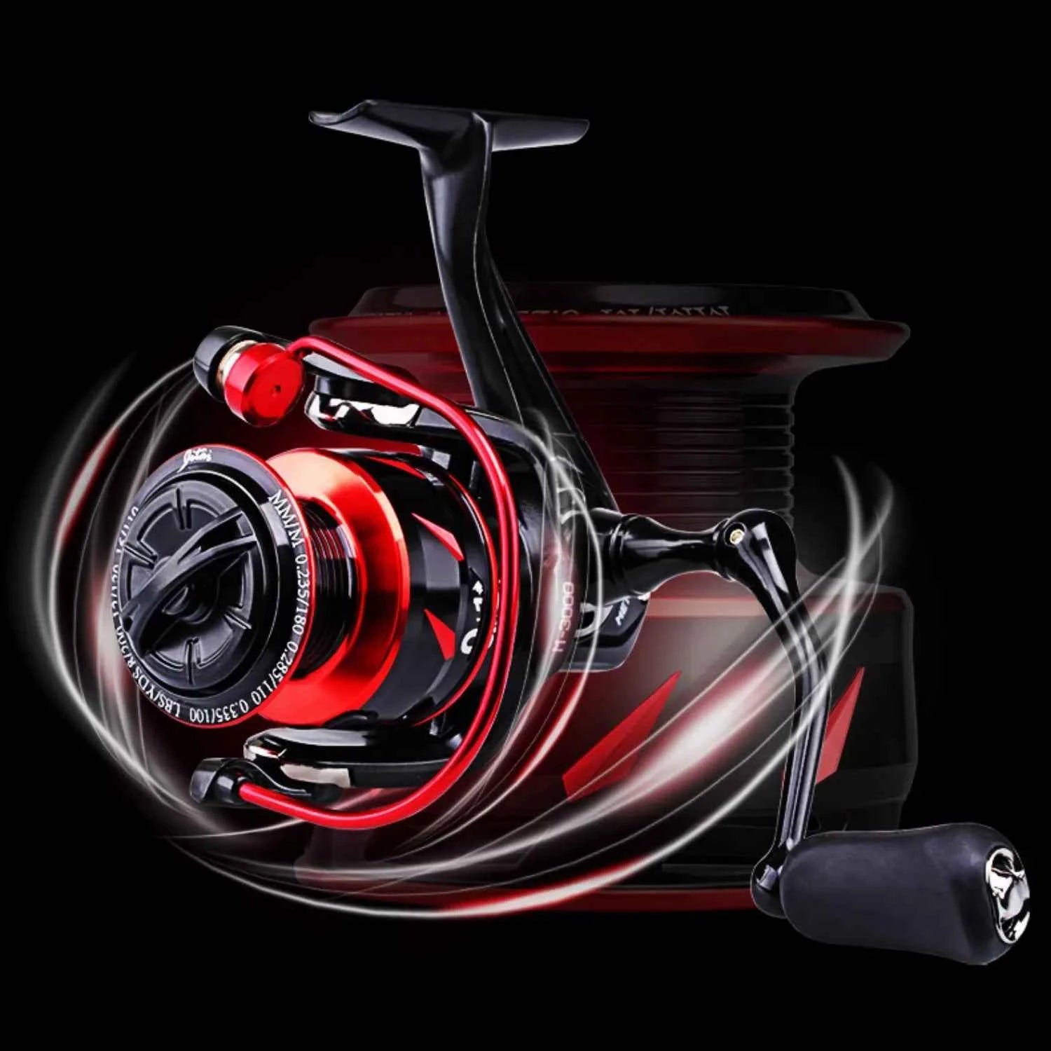 Durable Open Face Fishing Reel - High-Performance Reel Fishing for Saltwater & Freshwater Angling
