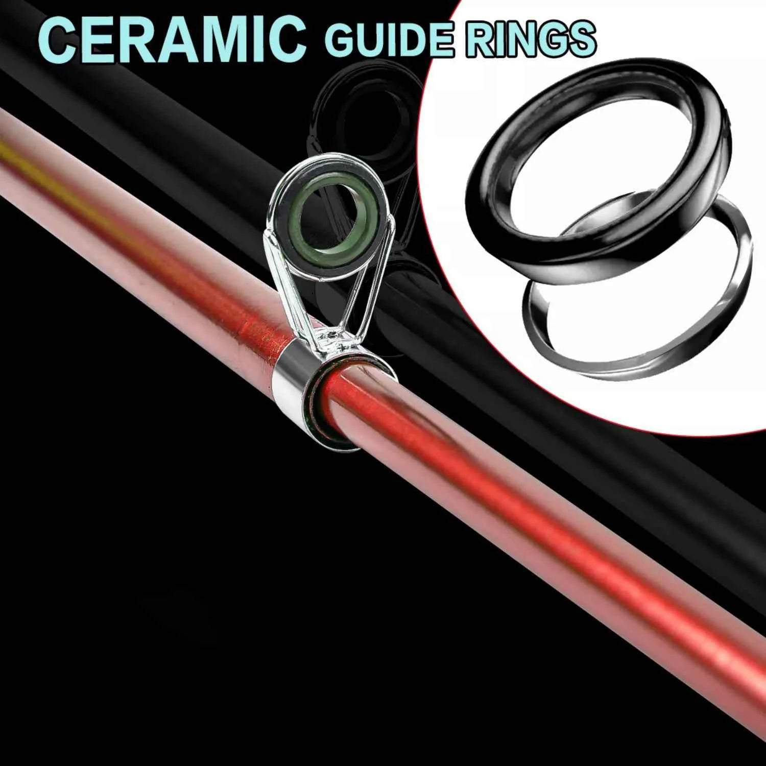Fiberglass Foldable Fishing Rod - All-Water Spinning Fishing Rod & Fish Casting Rod for Outdoor Travel, Portable Fish Rods for Global Anglers