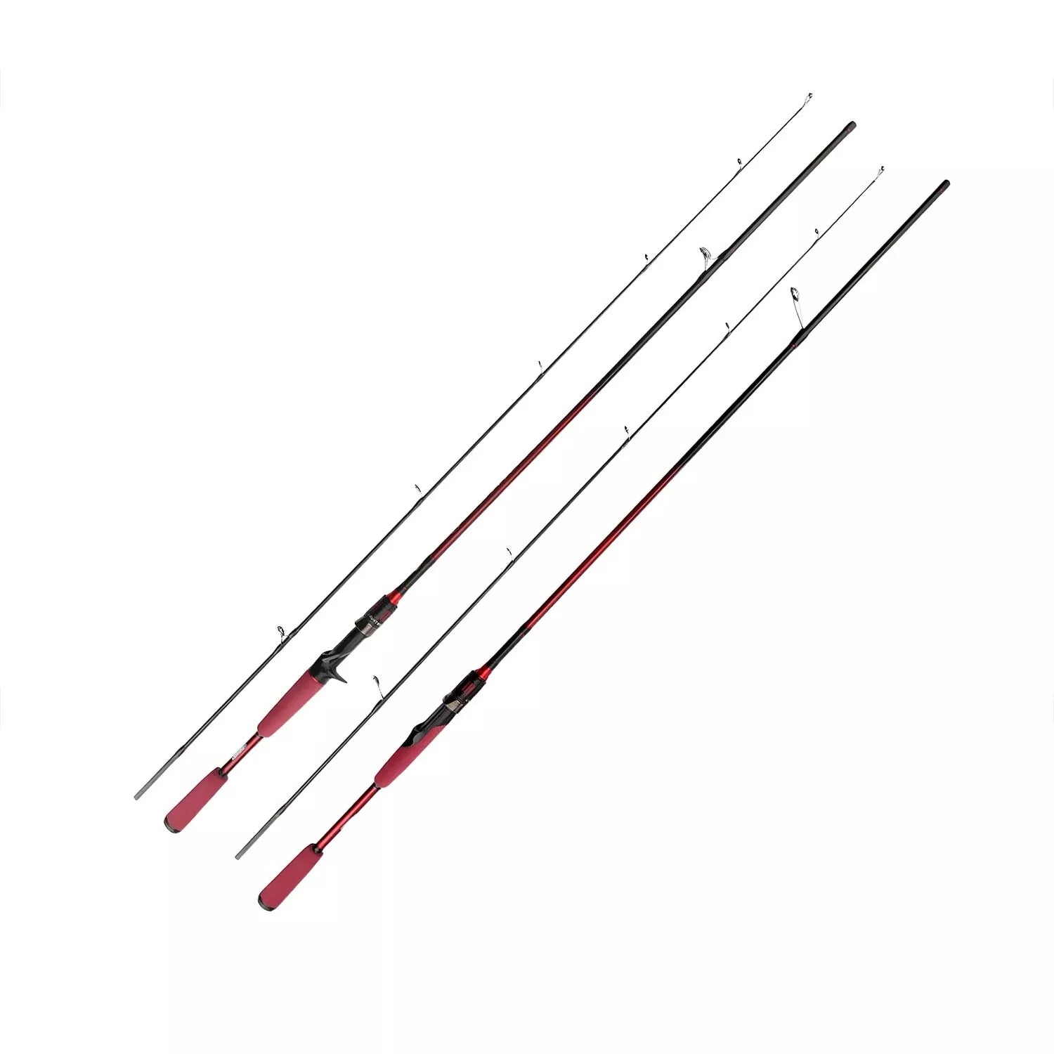 High Carbon Casting Fishing Combo Rod Reel - Baitcaster/Spin Reel for Freshwater & Saltwater