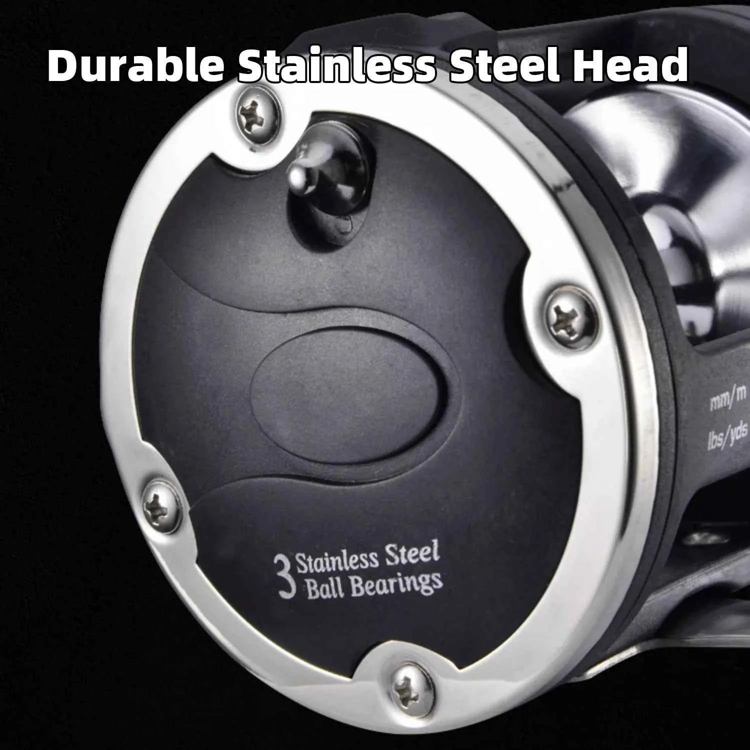 Saltwater-Resistant Conventional Fishing Reel – Smooth Trolling for Reliable Reel Fishing