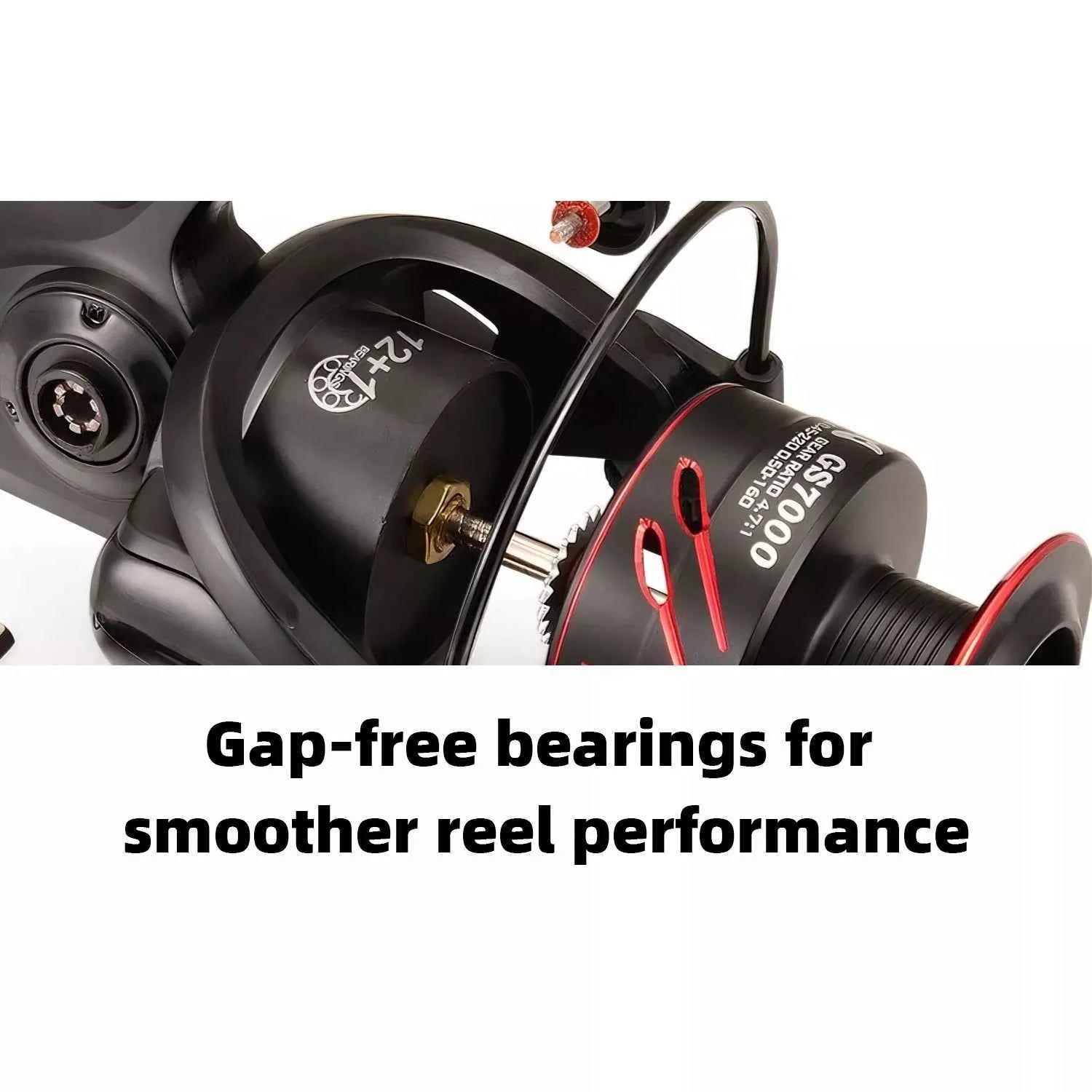 All-Metal Micro Game Spinning Fishing Reel | Saltwater Compatible & Surf Long Cast Performance