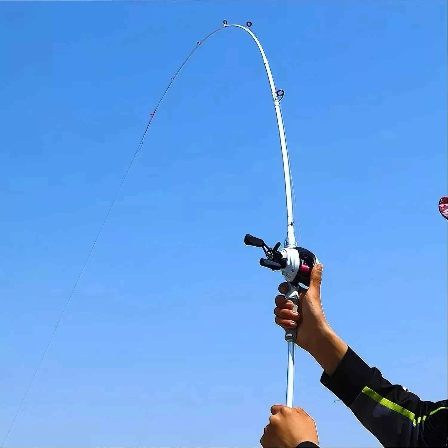 Lightweight Carbon Spinning Fishing Rod & Fishing Rod Baitcaster - Multi-Length Surfcaster Fishing Rod for Saltwater Angling