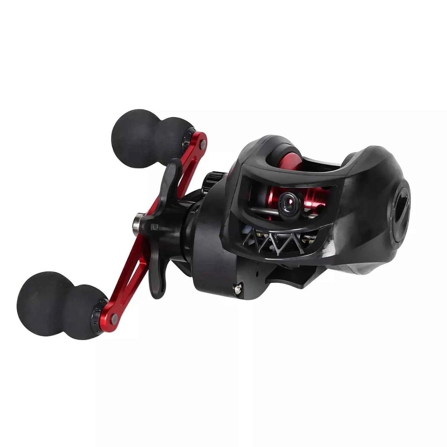 Anti-Bird Nest Baitcaster Reel - Heavy Duty 8KG Drag with Metal Spool for Saltwater & Freshwater Hand Reel Fishing