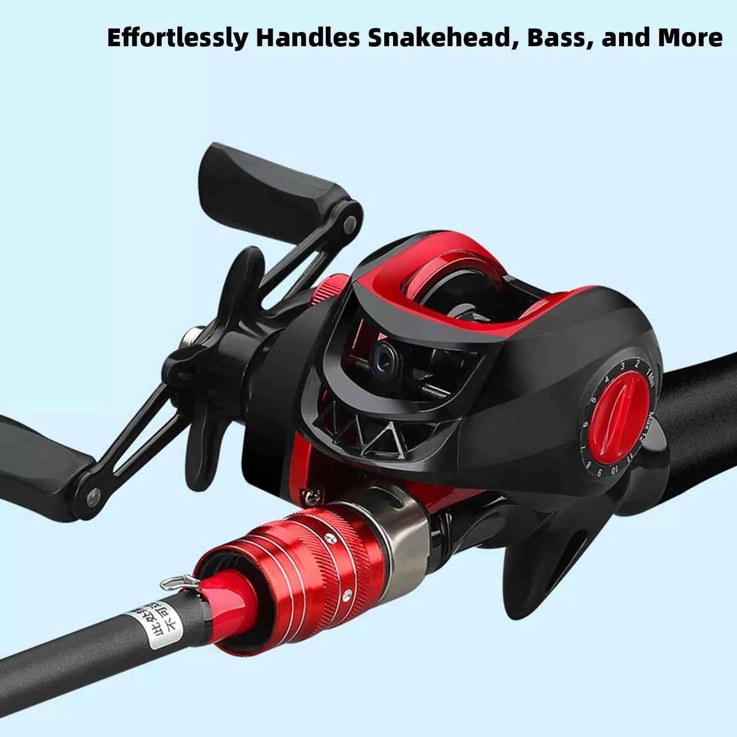 Carbon Fiber Fishing Rods Reels Combos - Spinning Rod Reel Combo & Rod & Reel Combo Baitcaster for Freshwater & Saltwater Angling