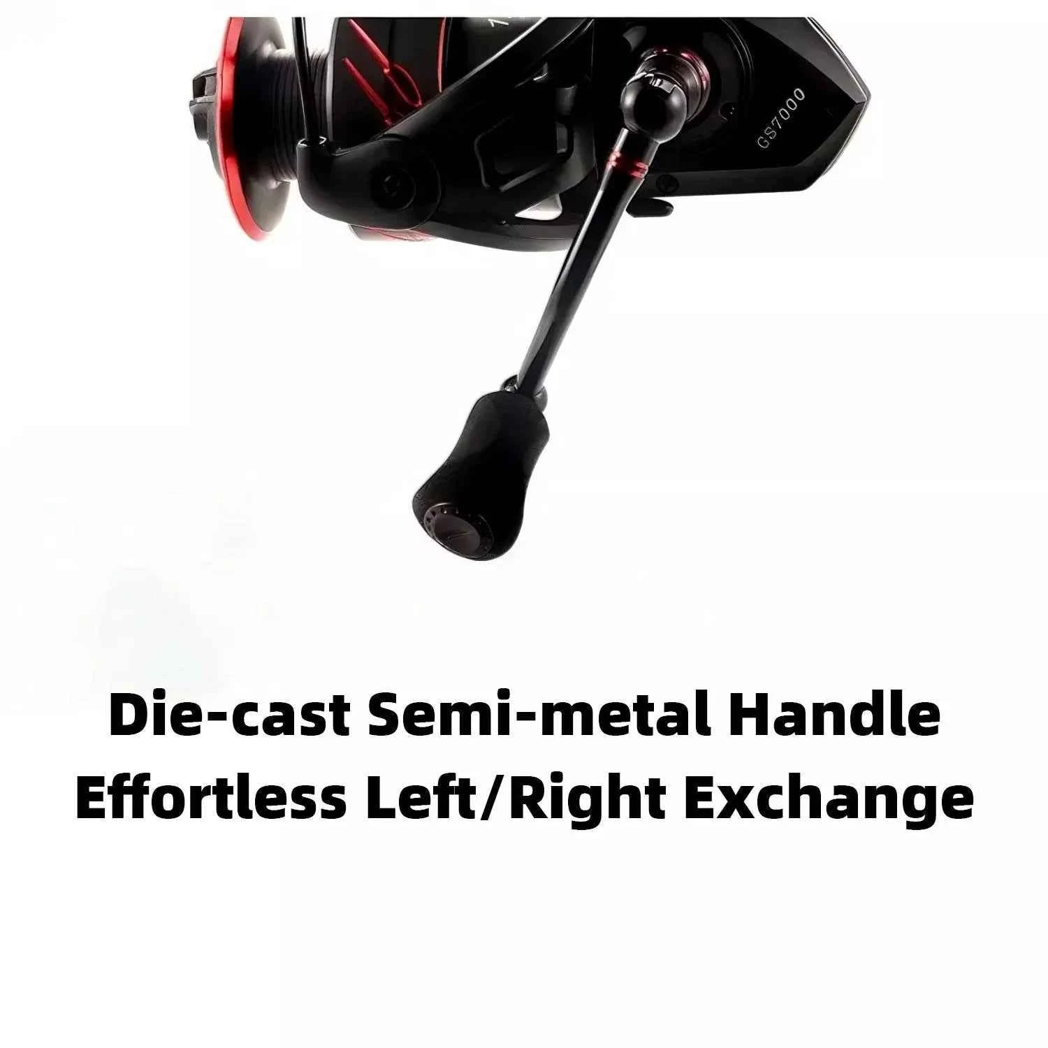 All-Metal Micro Game Spinning Fishing Reel | Saltwater Compatible & Surf Long Cast Performance
