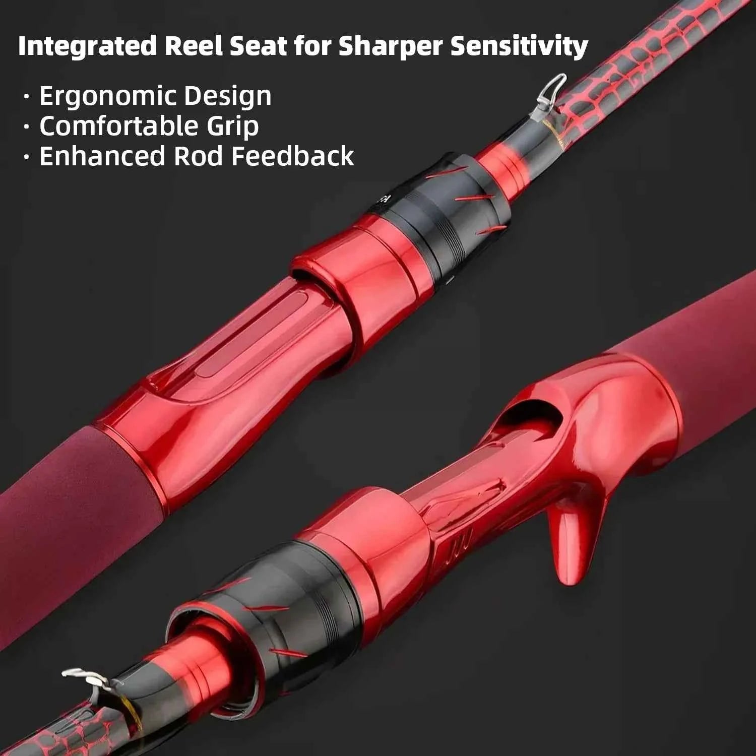 High-Carbon Portable Telescoping Rod and Reel Combo – Spinning Fishing Rods and Reels for Surf, Boat & All-Water Angling
