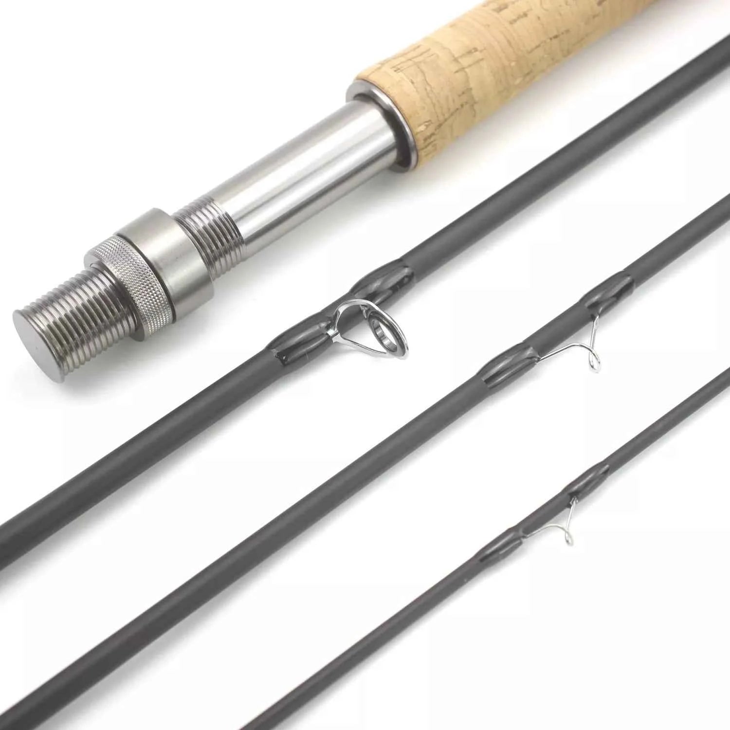 Ultra-Light 4-Piece Carbon Fly Fish Rod - Portable Cork Fishing Rod for Freshwater & Coastal Angling | Premium Fishing Rods Rod