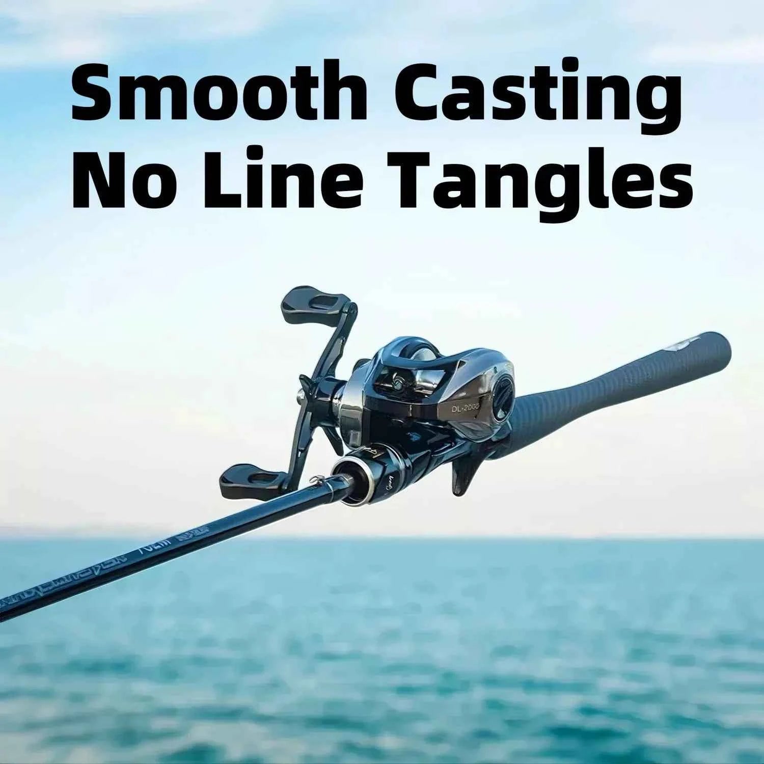 High Carbon Medium Action Lure Rod - Open Face Fishing Rod and Reel Combo, 1.8m-2.7m for Streams, Lakes & Coastal Fishing