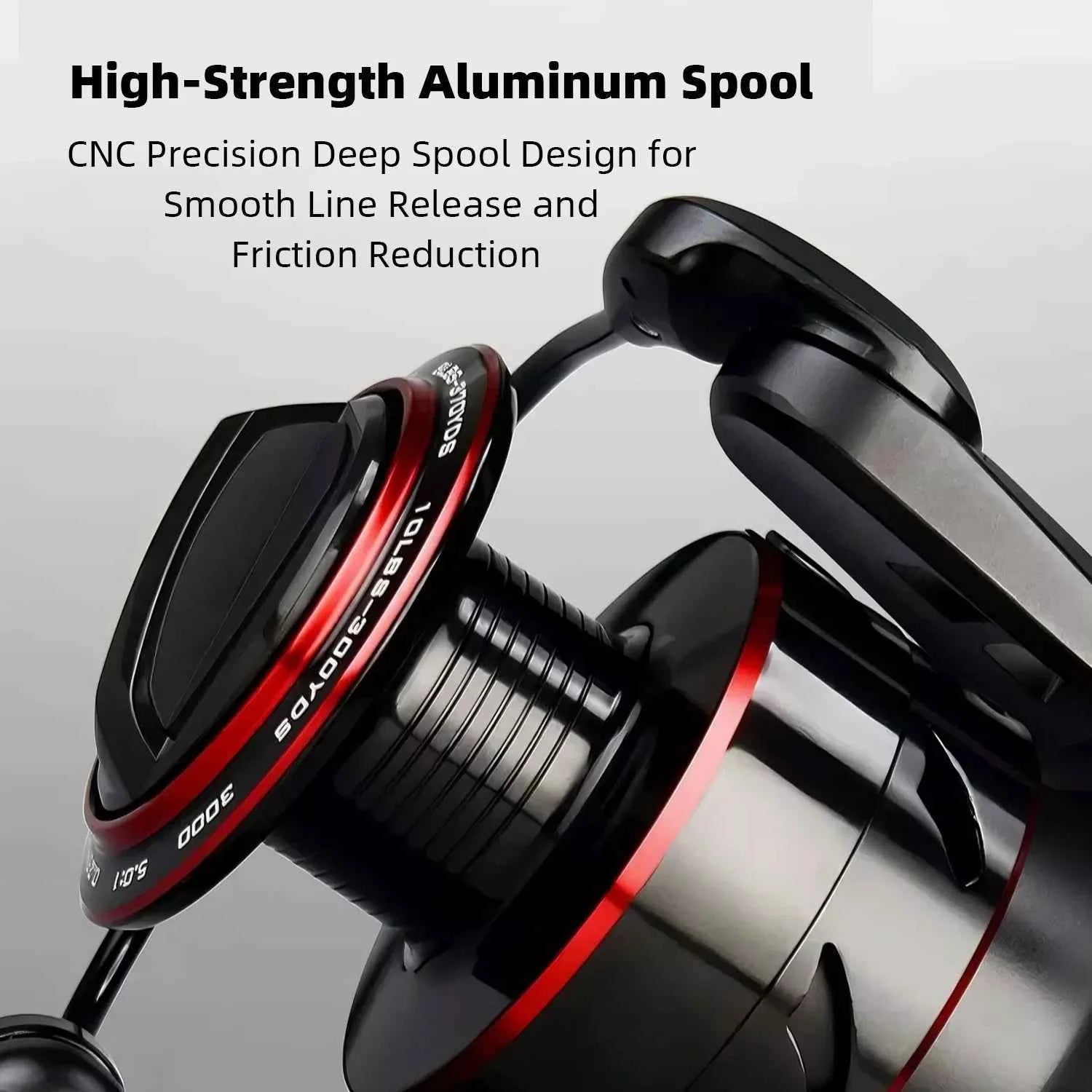 Premium Spinning Fishing Reel - High-Performance Fishing Reel for Freshwater Fishing Adventures