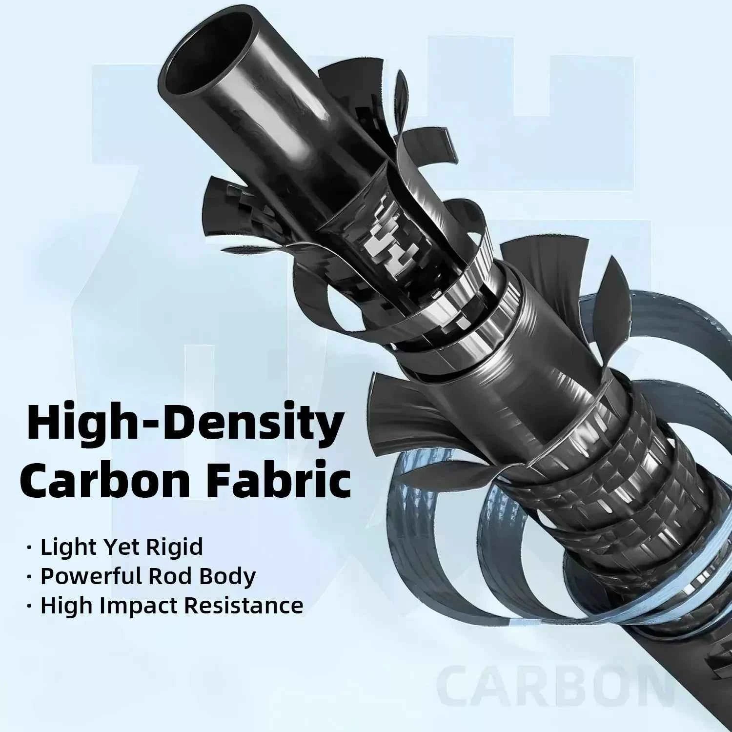 High-Carbon Heavy Duty Fish Rods - Spinning & Bait Caster Fishing Rods for Multi-Water Angling