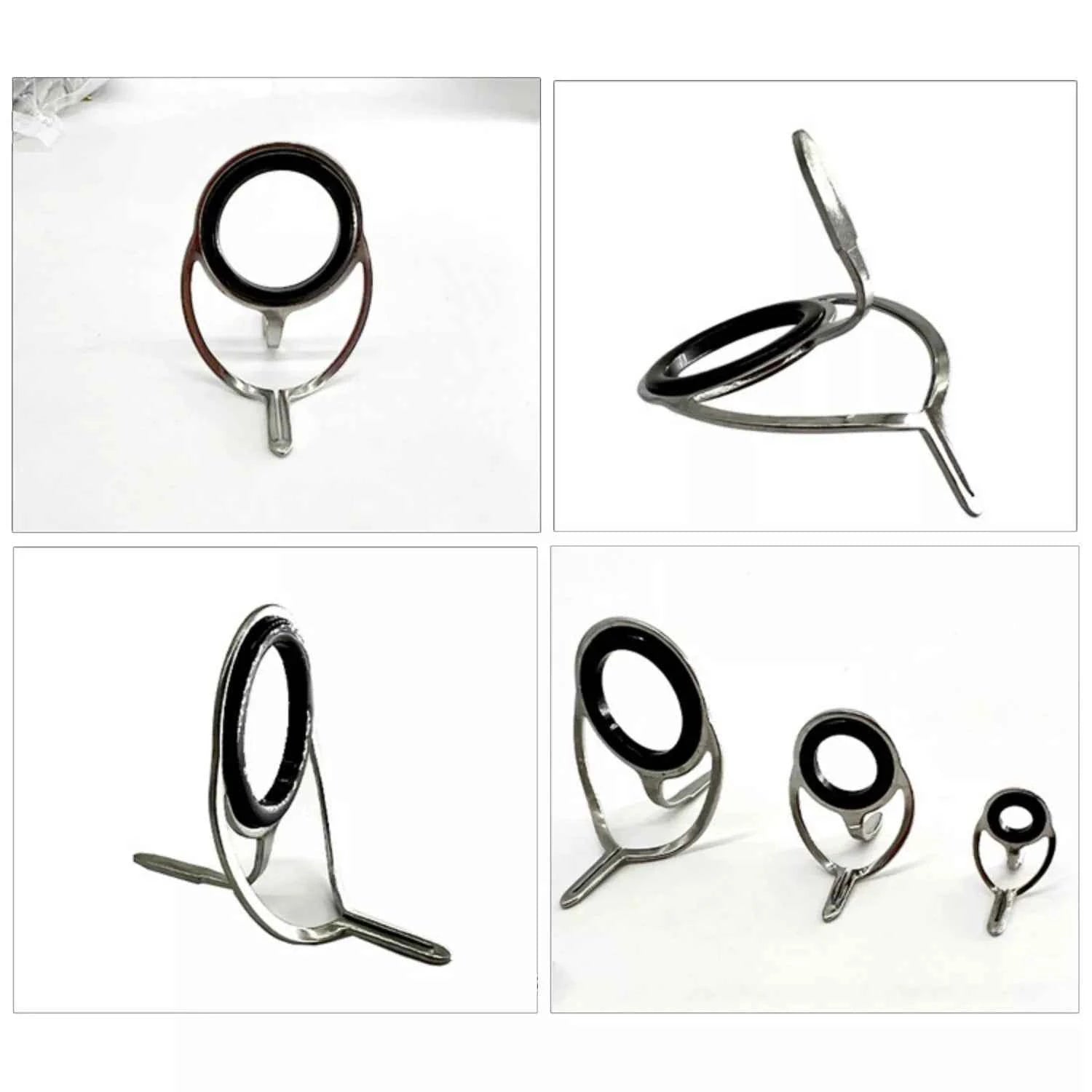Anti-Tangle Double-Leg Fishing Rod Line Guide - Durable Metal Wire Guide for Rod DIY & Repair