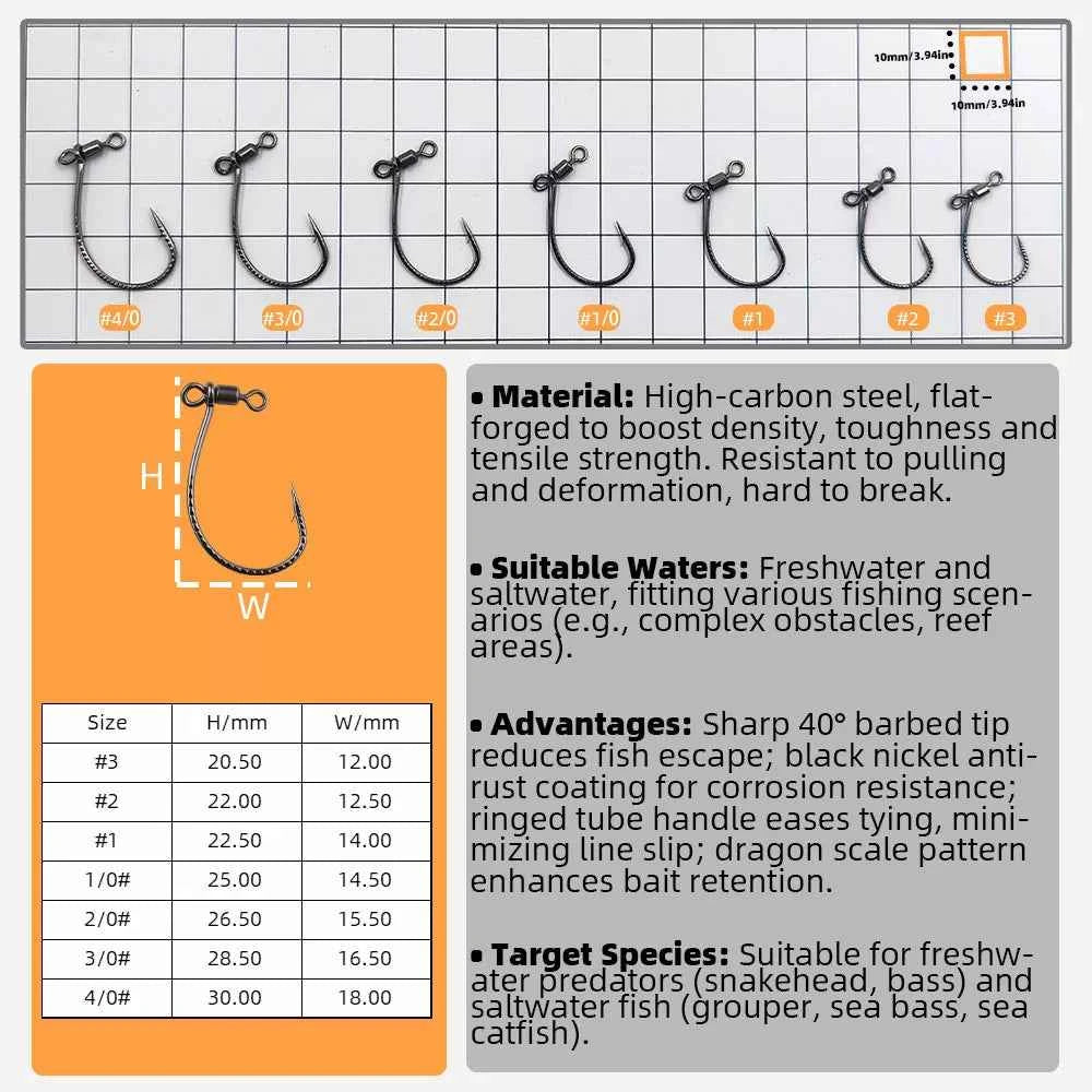 Fishing Hook Swivel – Durable and Reliable Connection for Your Fishing Gear - REeffun