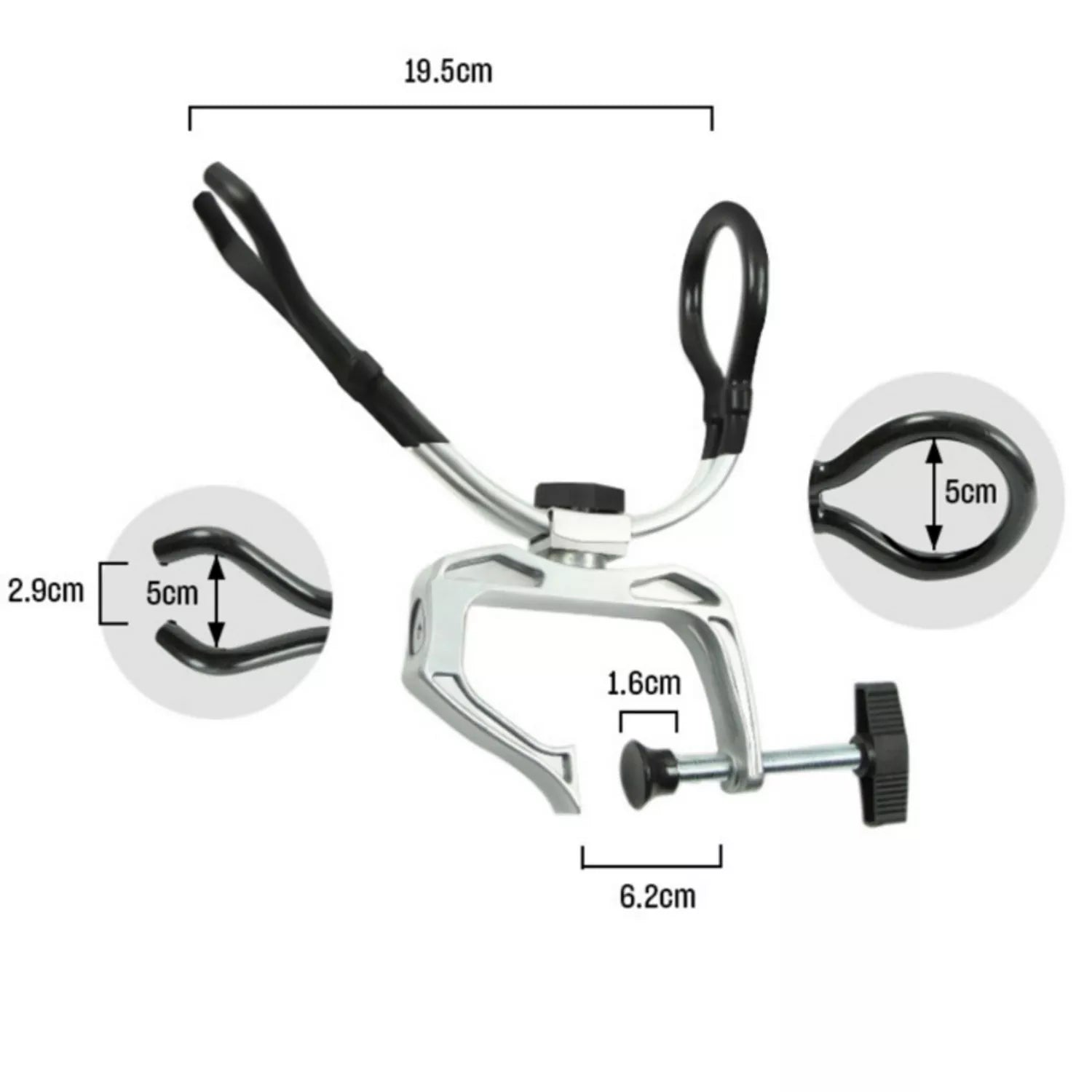 Adjustable Fishing Rod Holder for Boat & Surf Fishing - Durable Aluminum Construction