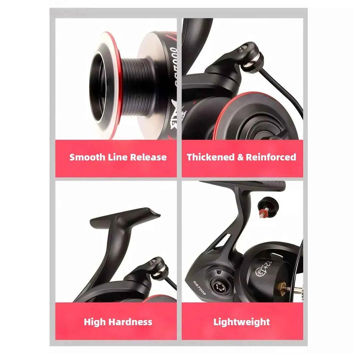 All-Metal Micro Game Spinning Fishing Reel | Saltwater Compatible & Surf Long Cast Performance