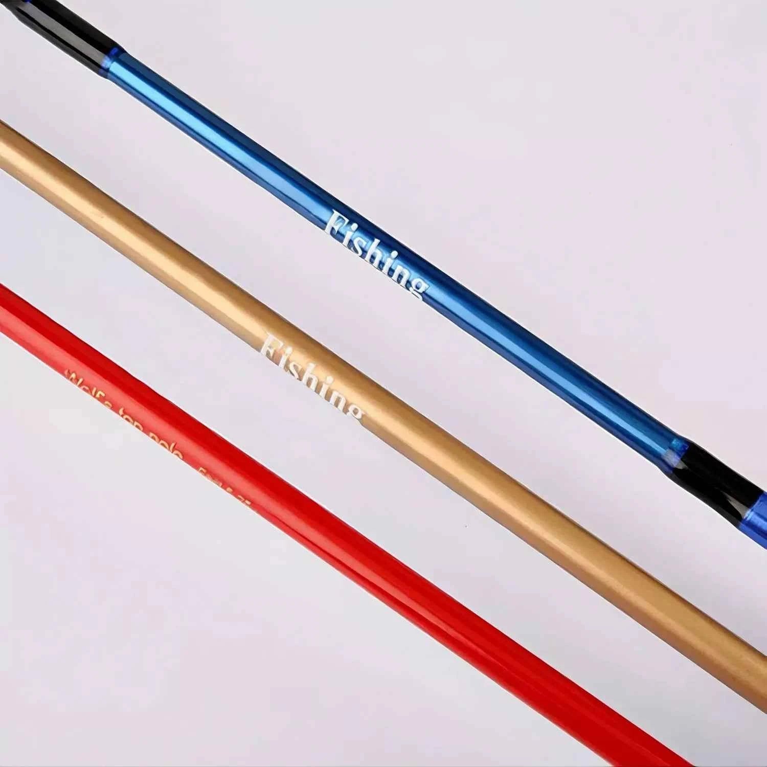 Carbon Fiber Spin Fishing Rod & Baitcasting Fishing Rod – Sea Fishing Rod for Surfcaster with Red (Fishing Rods Red) & Gold (Gold Fishing Rod) Options