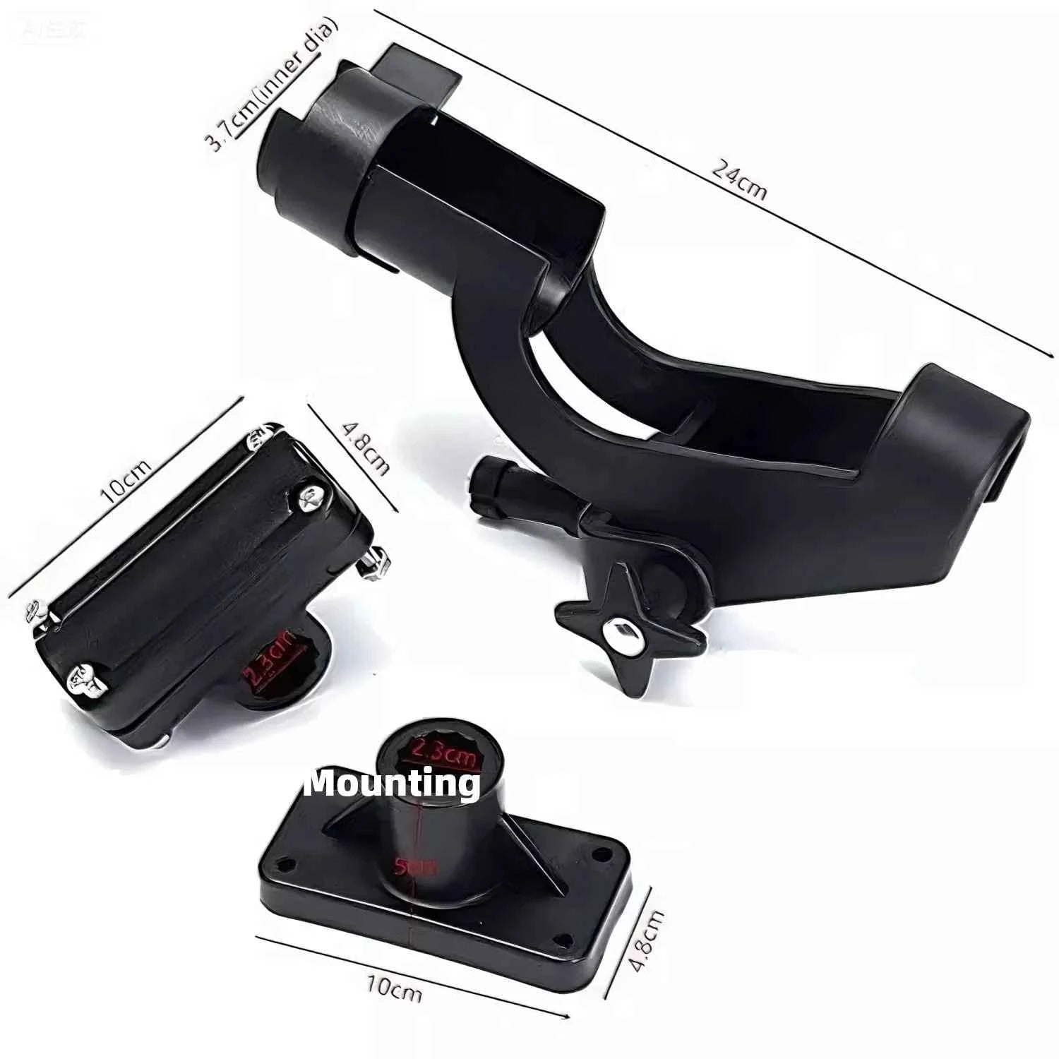 Rotatable Fishing Rod Holder for Kayak – Versatile for Boats & Bank Fishing