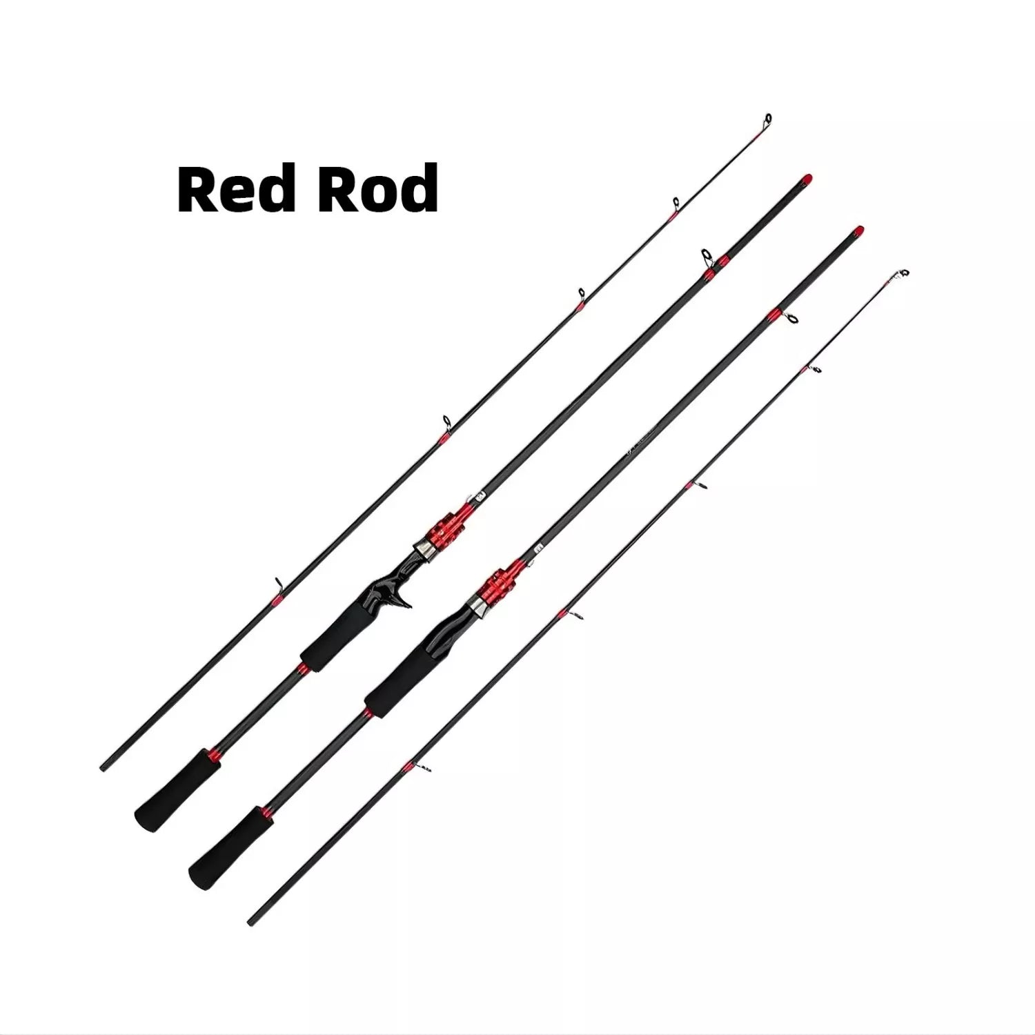 Lightweight Carbon Spinning Fishing Rod & Fishing Rod Baitcaster - Multi-Length Surfcaster Fishing Rod for Saltwater Angling