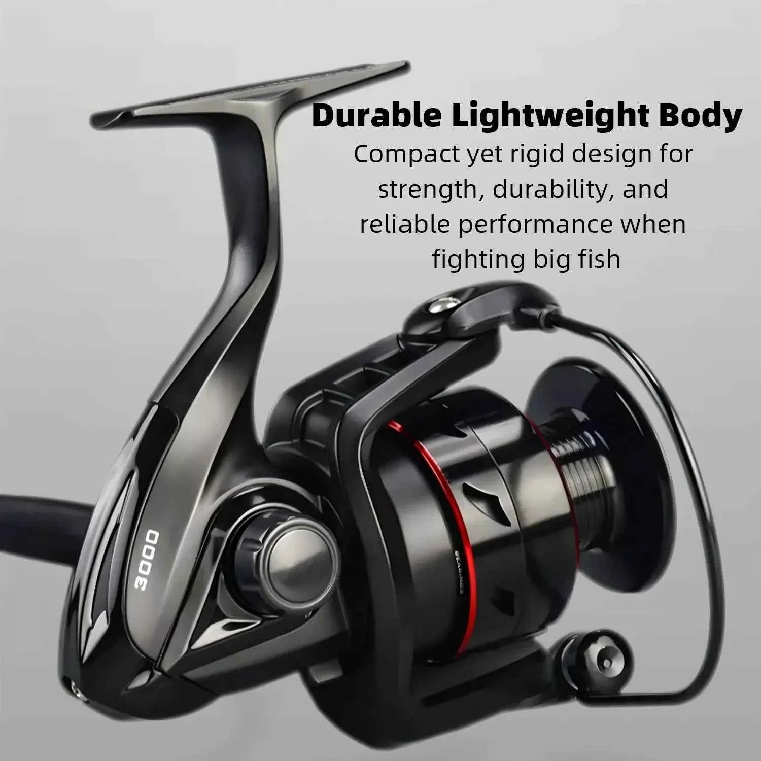 Premium Spinning Fishing Reel - High-Performance Fishing Reel for Freshwater Fishing Adventures