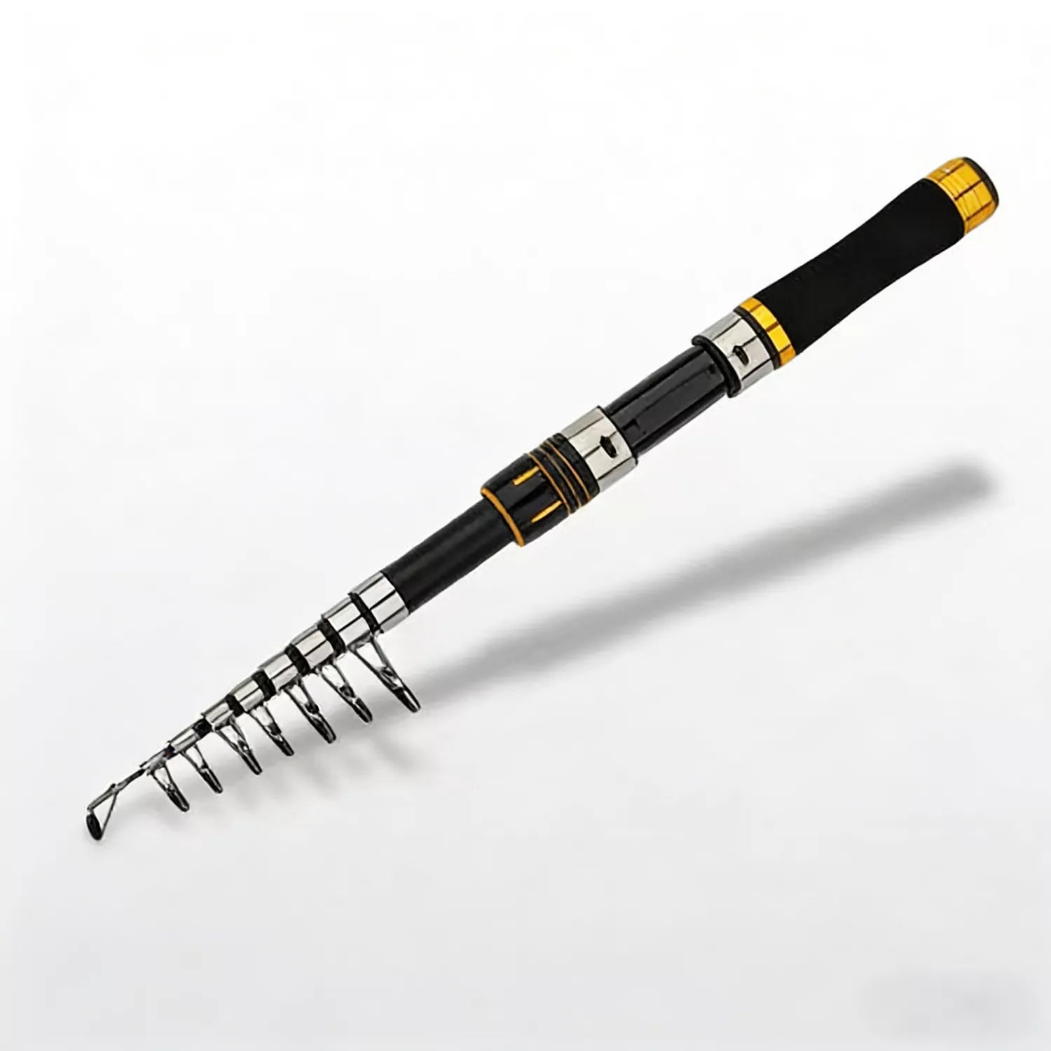 Portable High-Carbon telescopic fishing rod reel combo for Saltwater and Freshwater Adventures