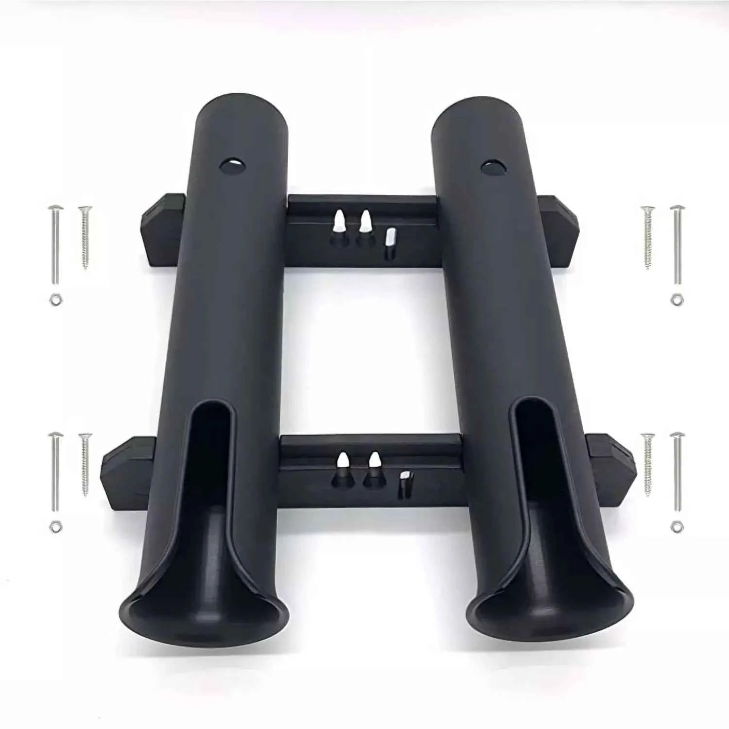 Detachable Dual-Tube Plastic Fishing Rod Holder - Suitable for Truck Bed & Boat Fishing