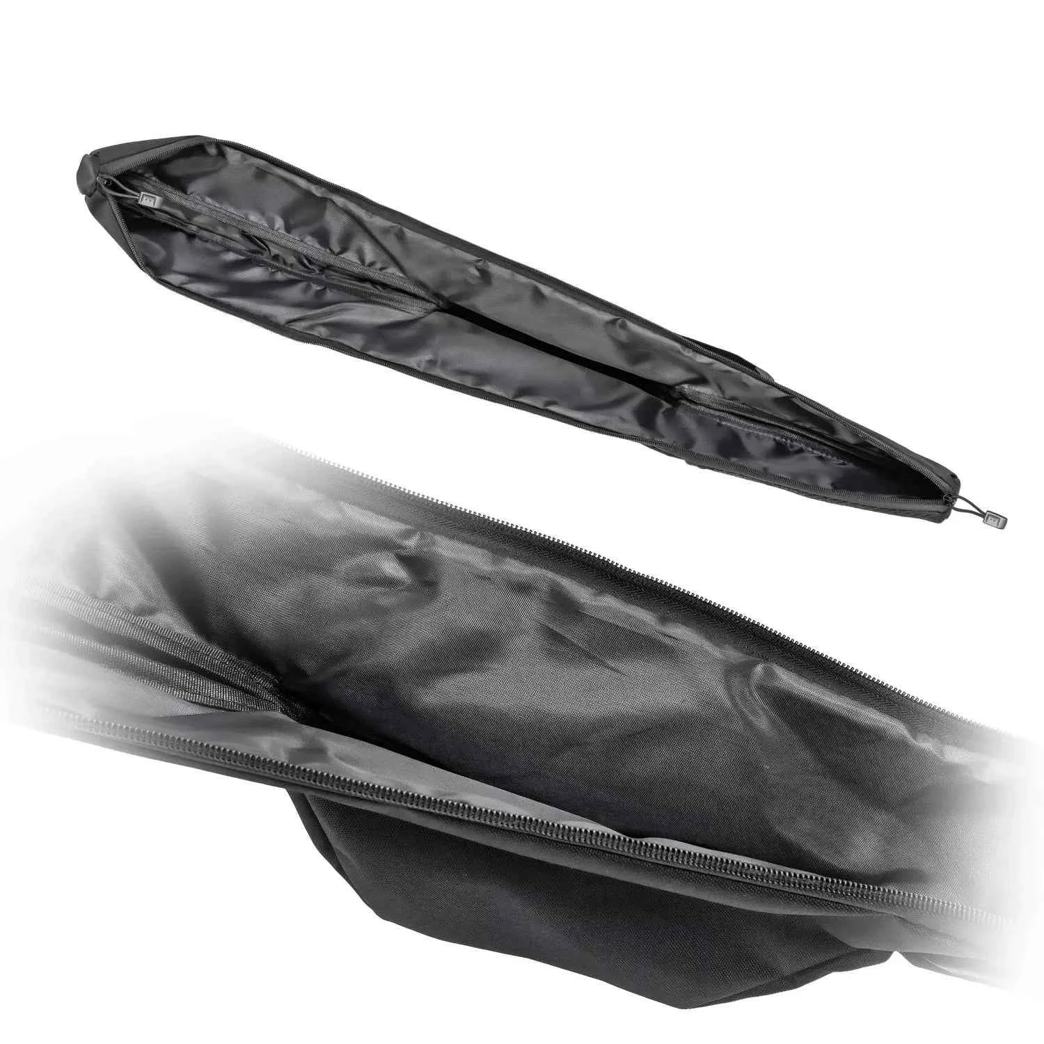 Foldable Soft Fishing Rod Bag - 1000D Oxford Cloth Fishing Pole Rod Carrying Case for Lure & Sea Fishing