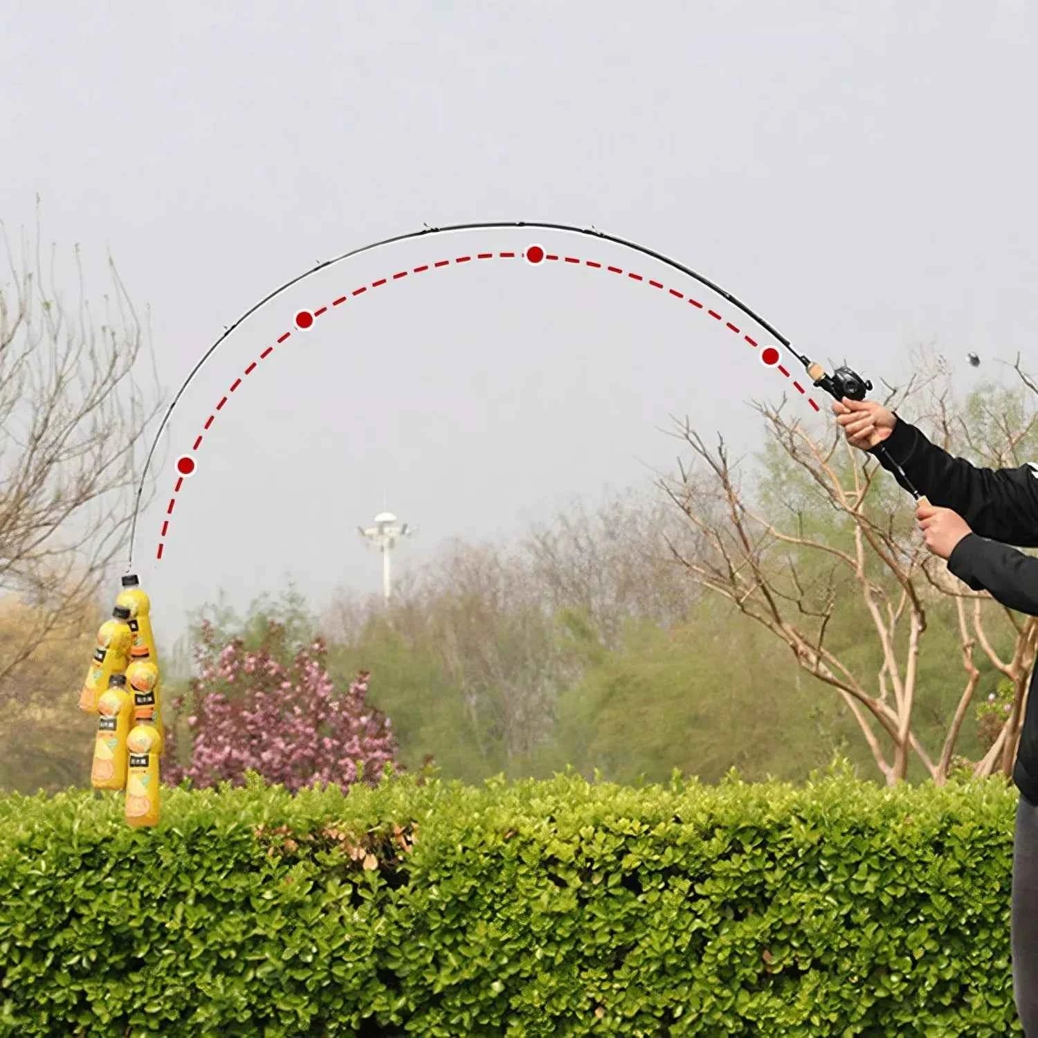 High-Carbon M Moderate-Fast Action Fishing Rods – Baitcaster & Spinning Options for Versatile Angling