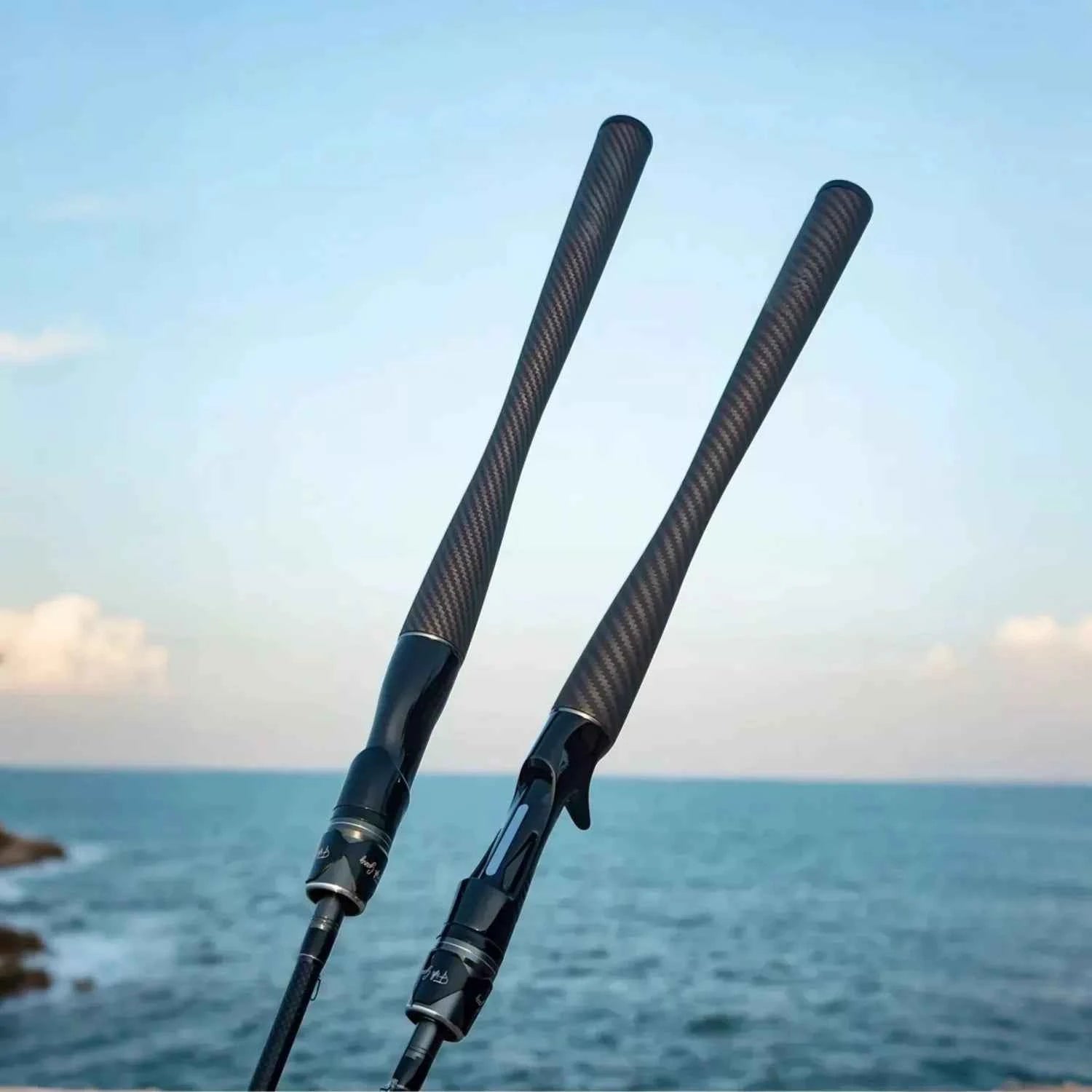 High-Carbon Heavy Duty Fish Rods - Spinning & Bait Caster Fishing Rods for Multi-Water Angling