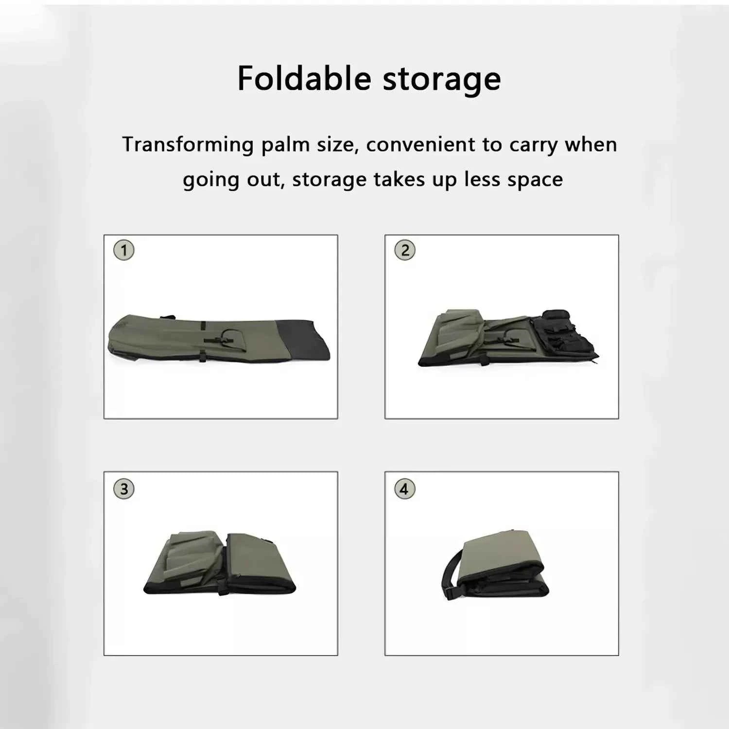 1.15M Large Capacity Waterproof Fishing Rod Case - Multi-Functional Single Shoulder & Handheld fishing tackle Storage Bag