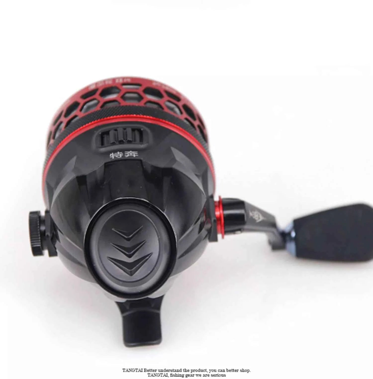Metal Enclosed Spincast Reels - Left/Right Hand Interchangeable for Saltwater & Freshwater Fishing