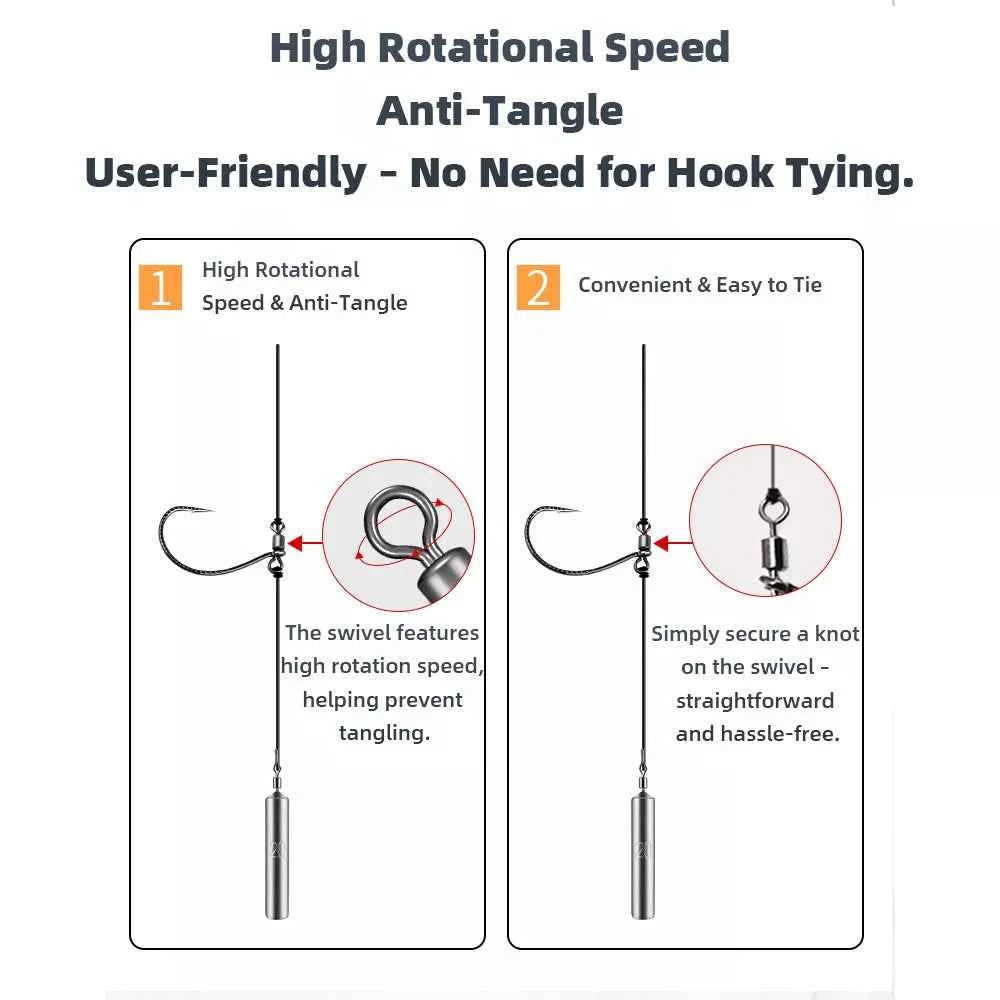 Fishing Hook Swivel – Durable and Reliable Connection for Your Fishing Gear