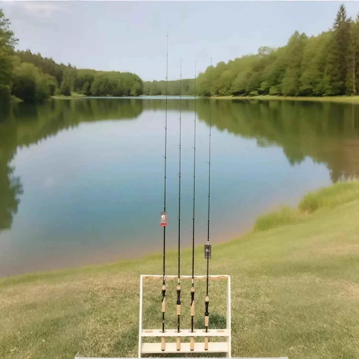 High-Carbon M Moderate-Fast Action Fishing Rods – Baitcaster & Spinning Options for Versatile Angling