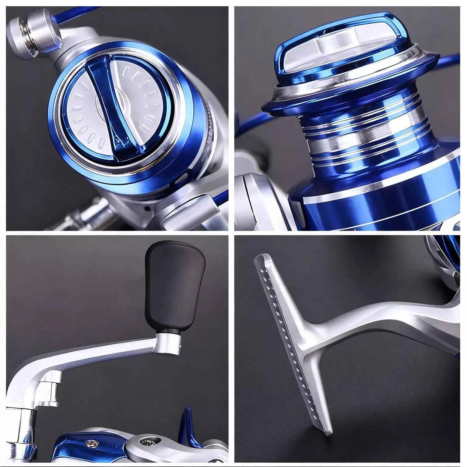 Carbon Fiber Fishing Rods and Reel Combo - Spinning/Baitcasting Options for Saltwater Boat Fishing