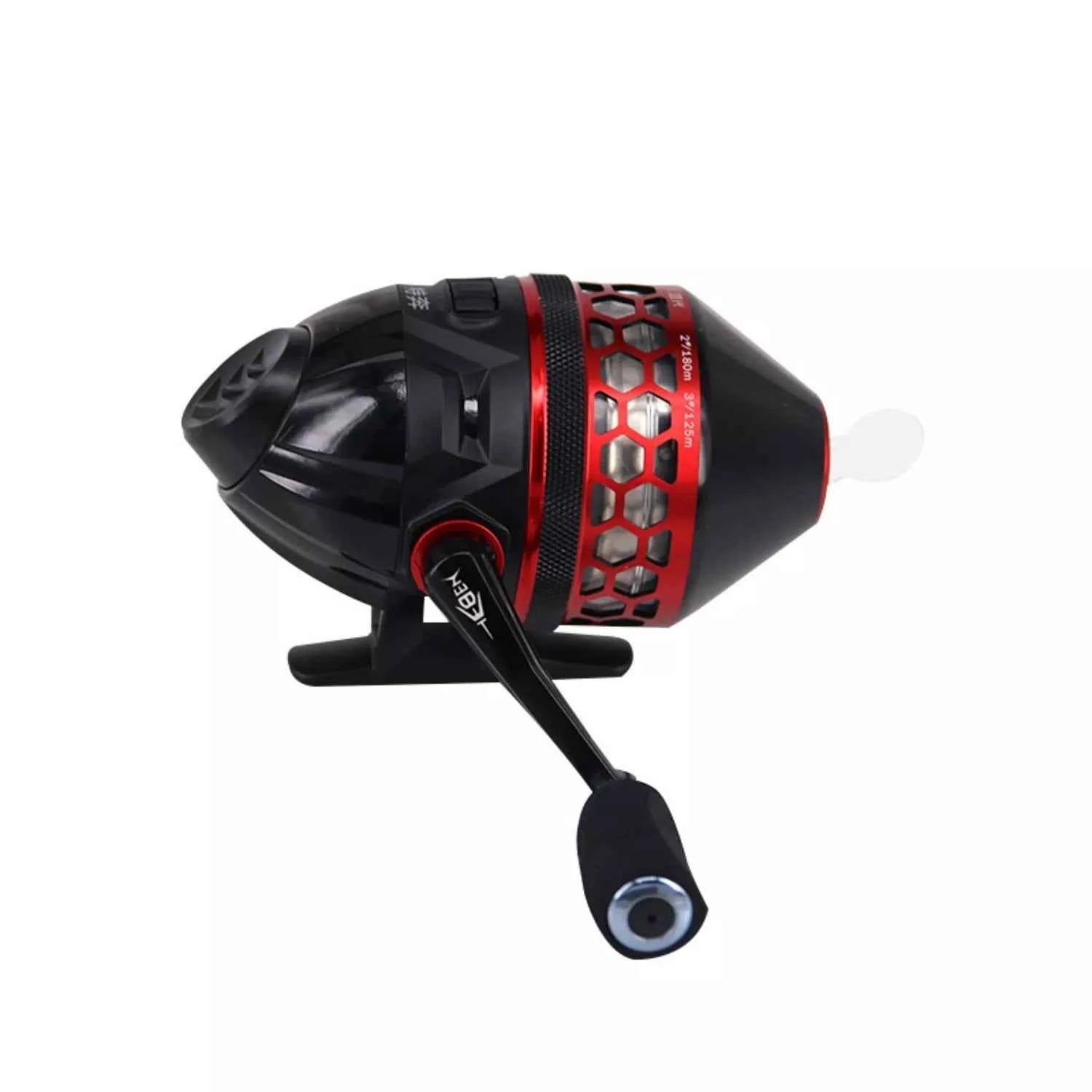Metal Enclosed Spincast Reels - Left/Right Hand Interchangeable for Saltwater & Freshwater Fishing