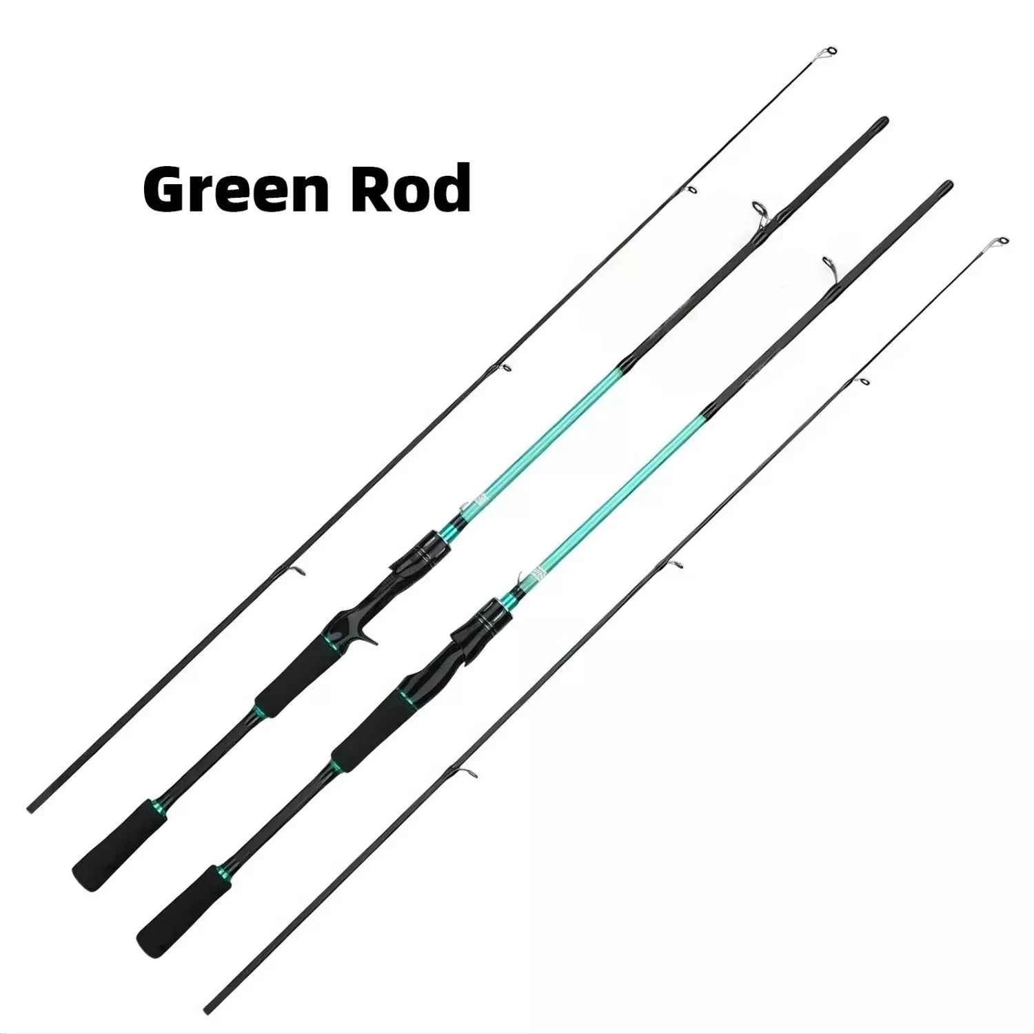 Lightweight Carbon Spinning Fishing Rod & Fishing Rod Baitcaster - Multi-Length Surfcaster Fishing Rod for Saltwater Angling