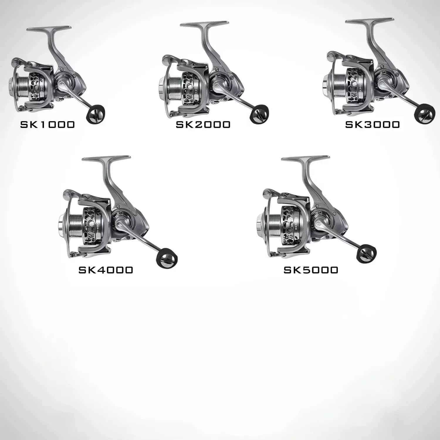 Durable Aluminum Spool Fishing Spin Reel with Front & Rear Drag for Smooth Angling