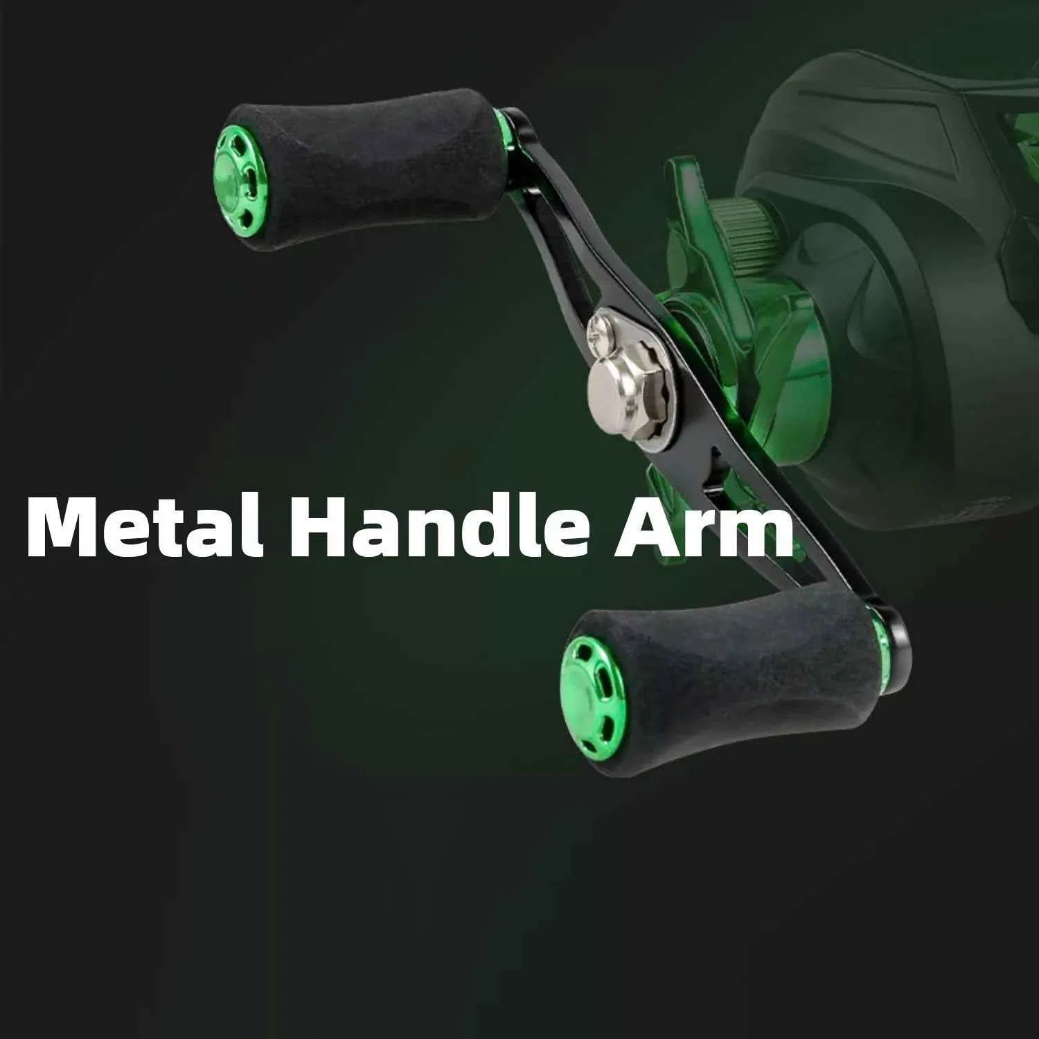 High-Speed 7.2:1 Magnetic Brake Anti-Tangle Baitcaster Reel for Freshwater & Saltwater Fishing