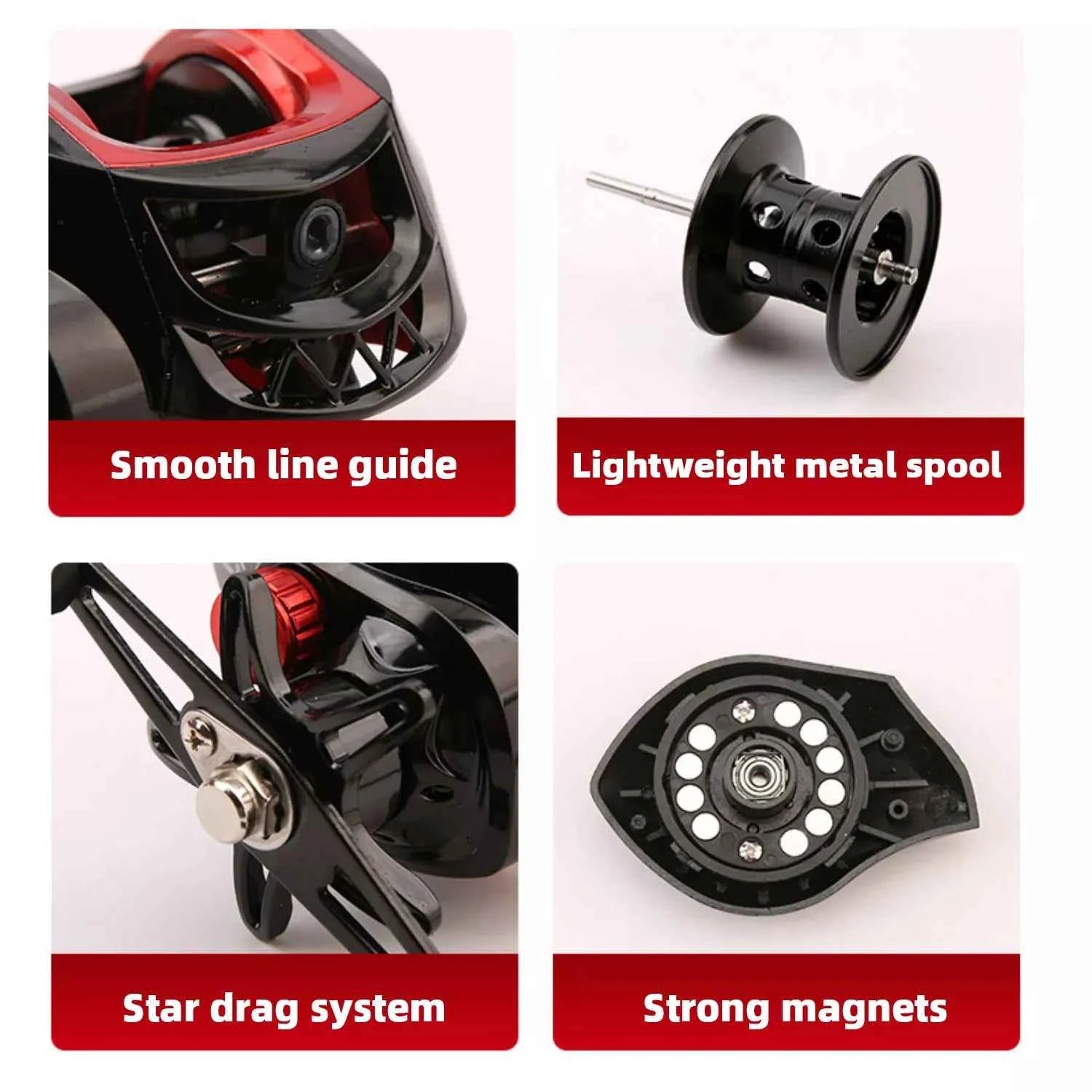 High-Carbon Portable Telescoping Rod and Reel Combo – Spinning Fishing Rods and Reels for Surf, Boat & All-Water Angling