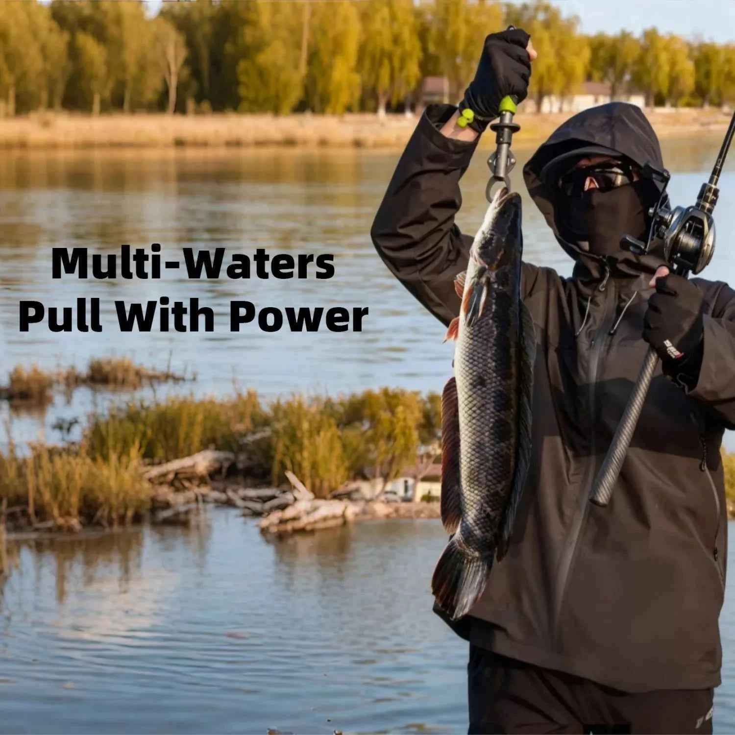 High-Carbon Heavy Duty Fish Rods - Spinning & Bait Caster Fishing Rods for Multi-Water Angling
