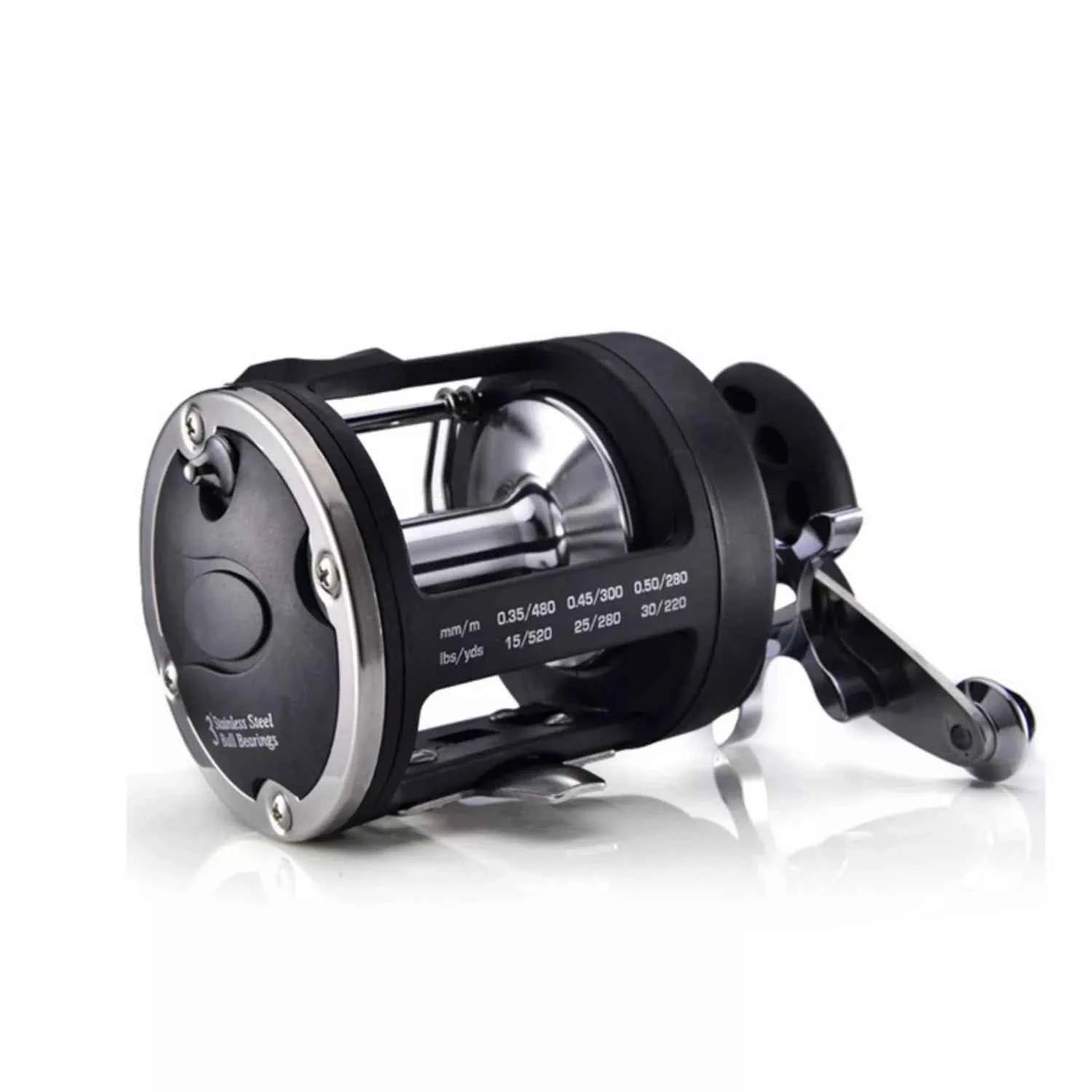 Saltwater-Resistant Conventional Fishing Reel – Smooth Trolling for Reliable Reel Fishing - REeffun
