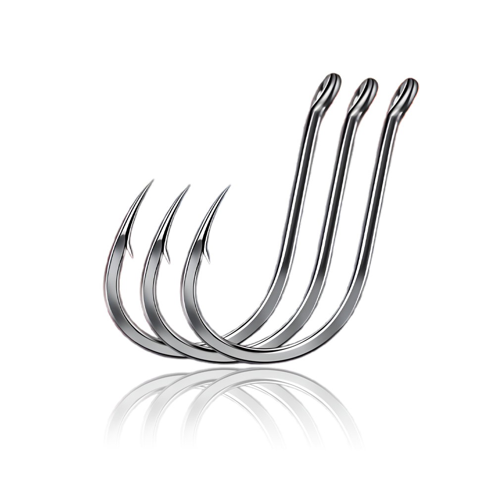 Sharpened Single High Carbon Steel Fishing Hooks | Bream & Carp Tackle Hooks (#0.5–#15)