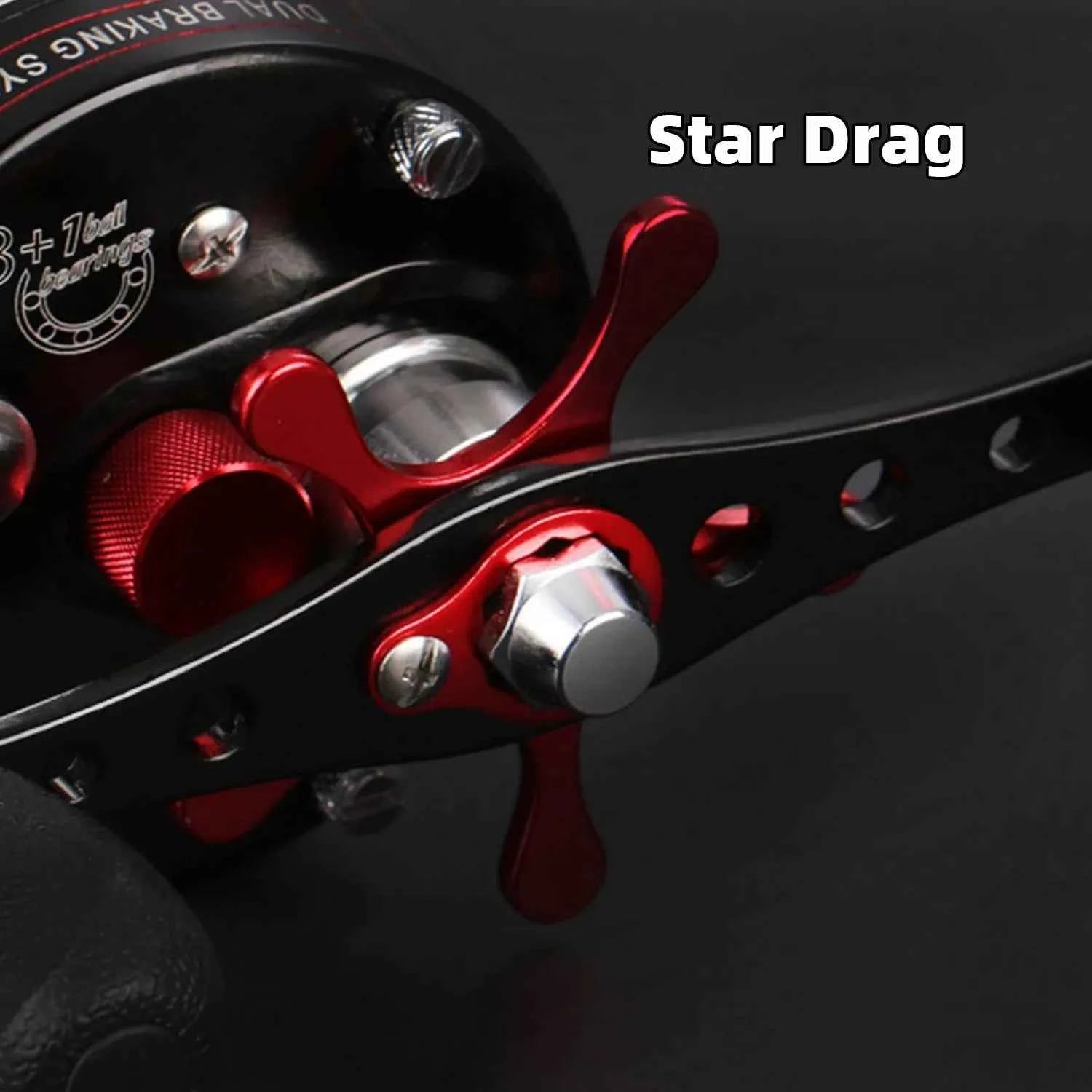 All-Metal Drum Fishing Reel – Ideal for Large Fishing Reels, Tuna Fishing & Troll Fishing